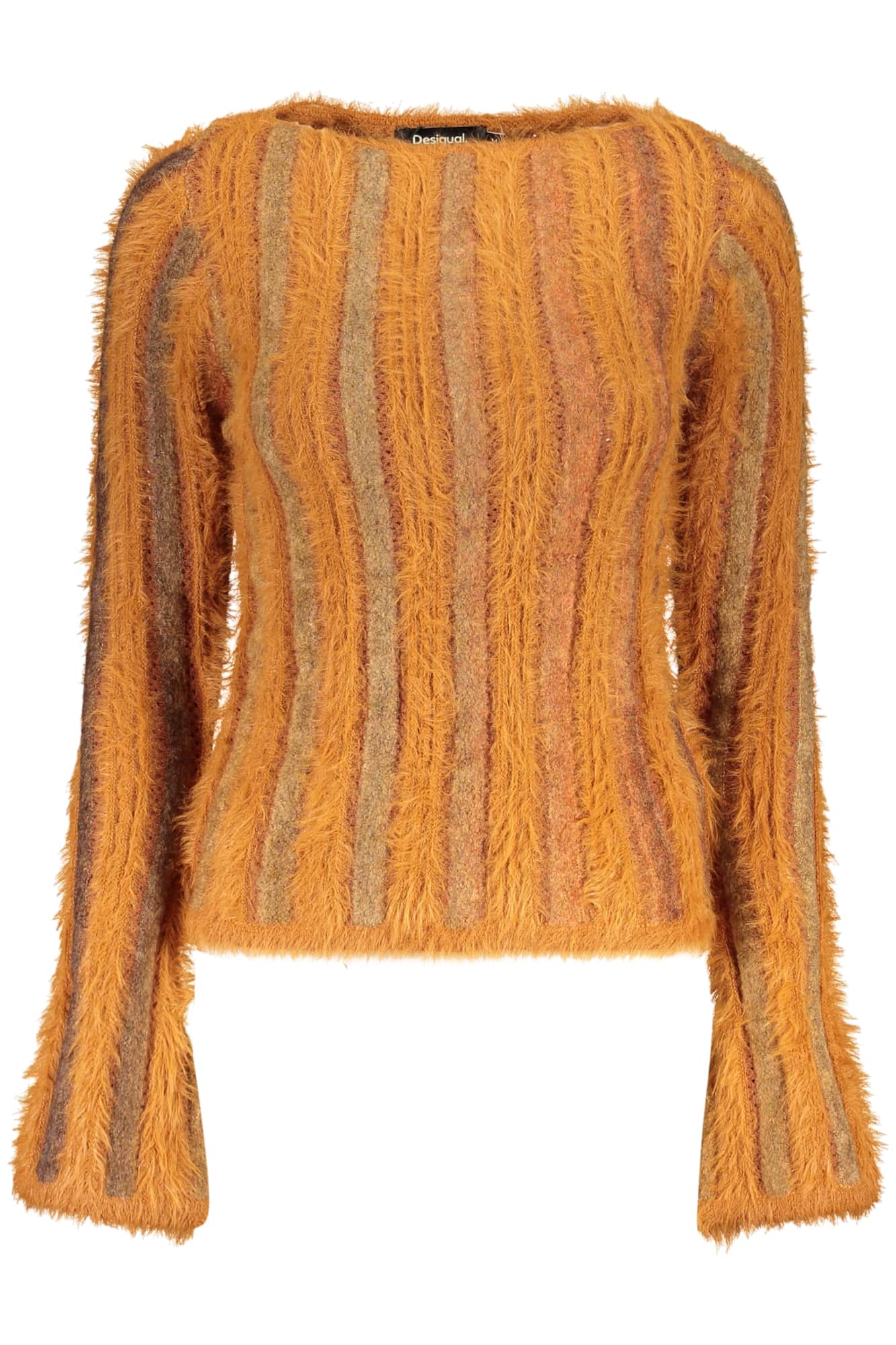 Desigual damen orange pullover