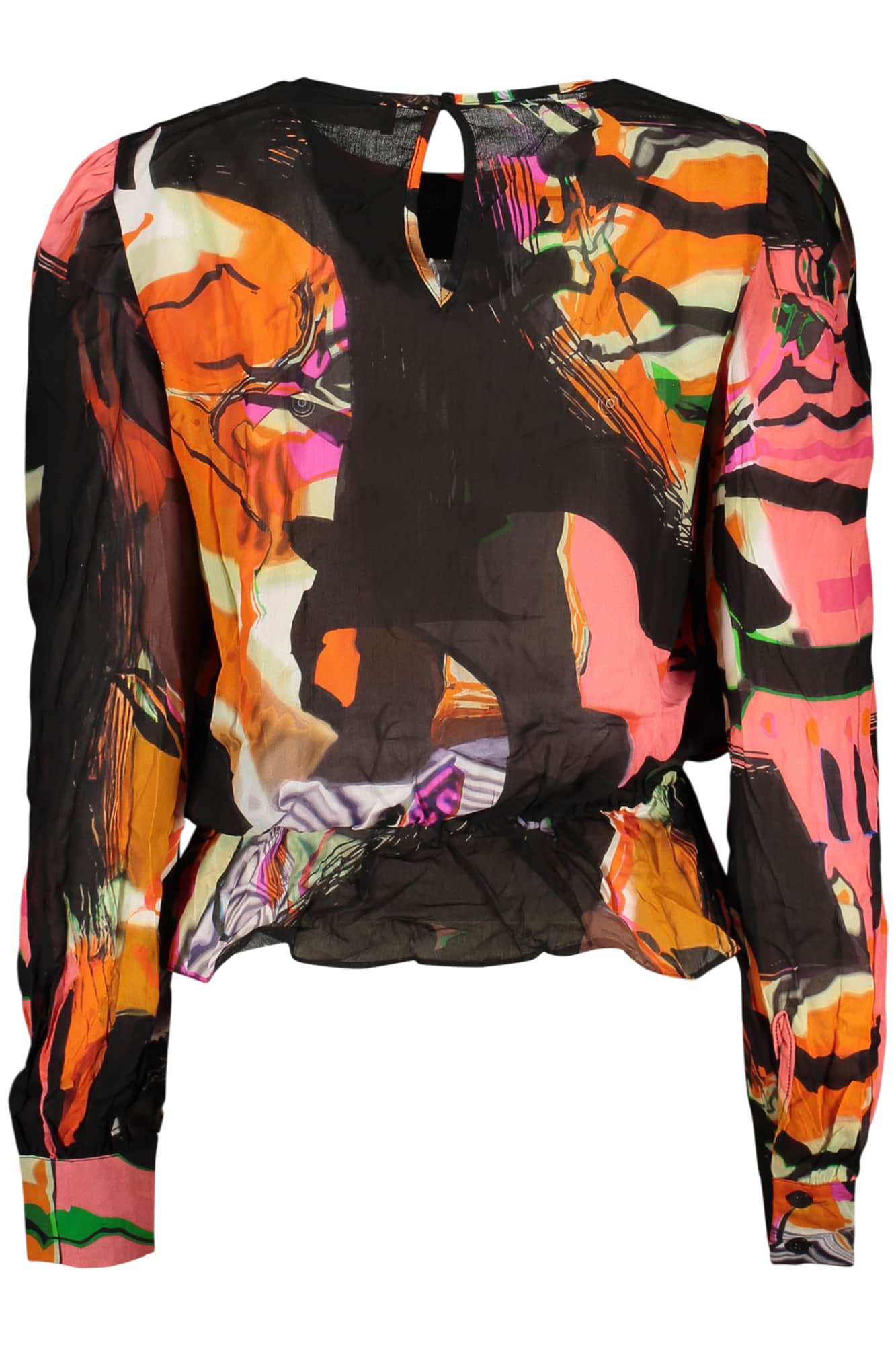 Desigual damen langarm shirt schwarz
