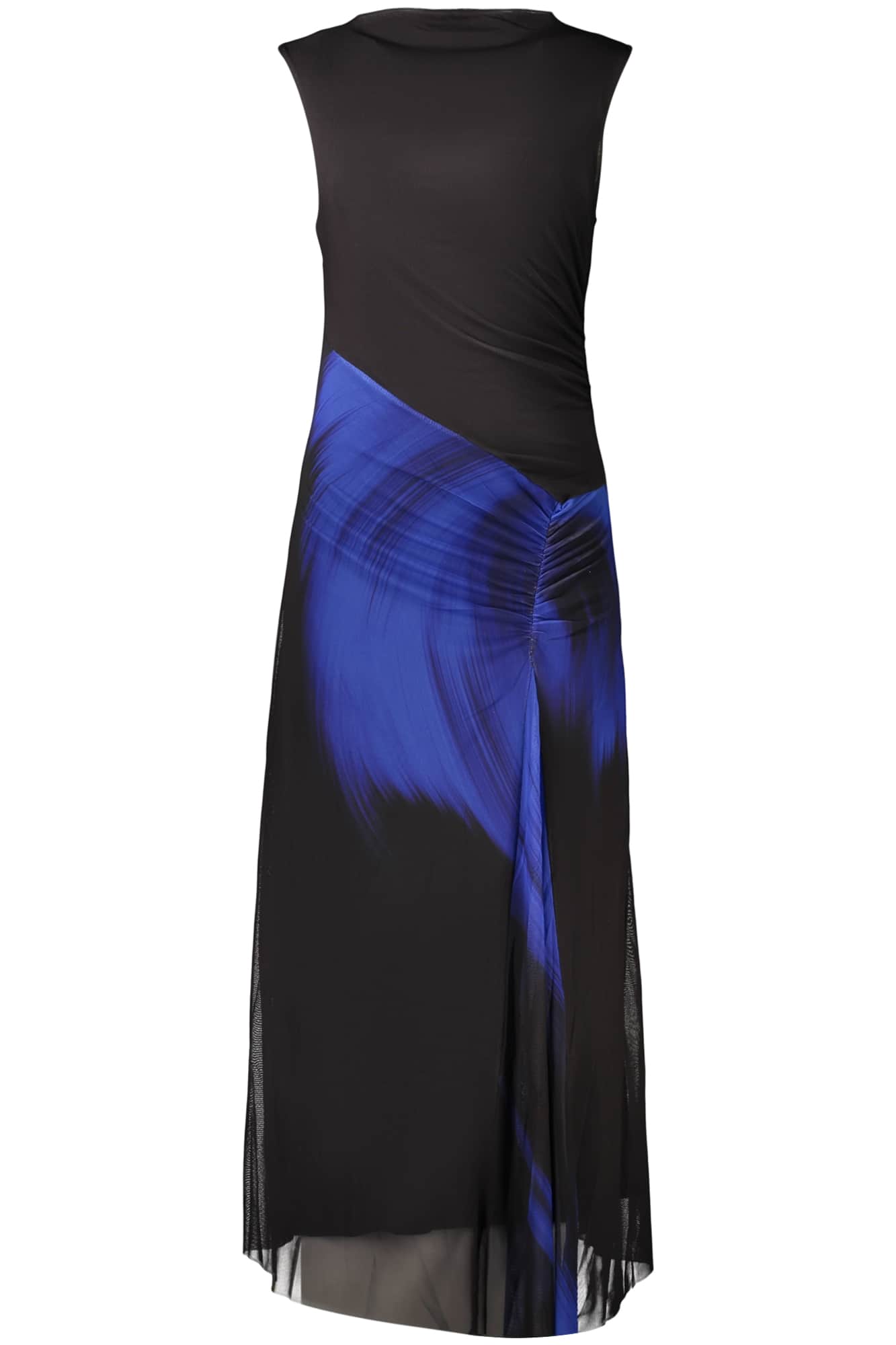 Desigual damen lang schwarz kleid