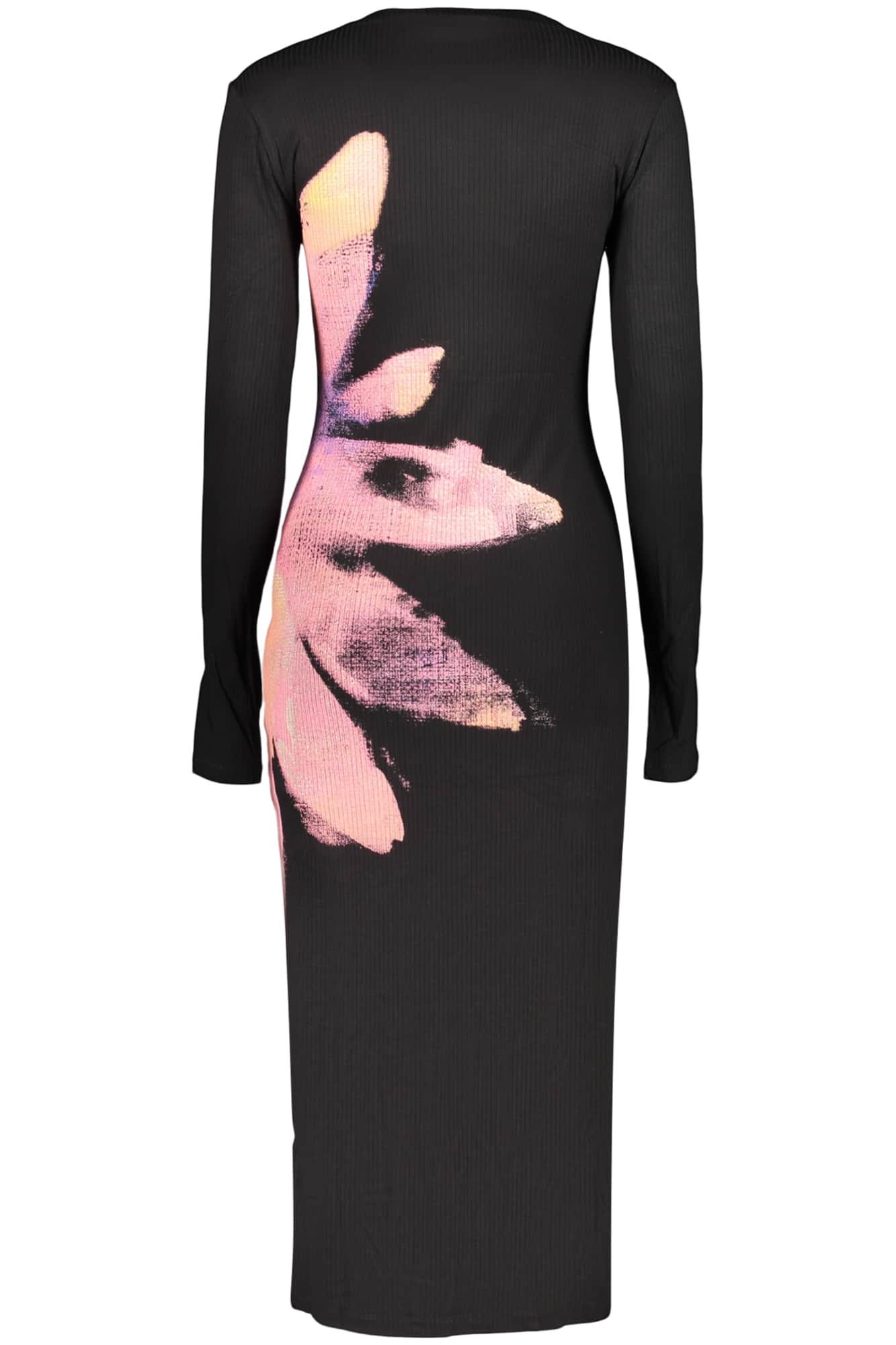 Desigual damen lang schwarz kleid