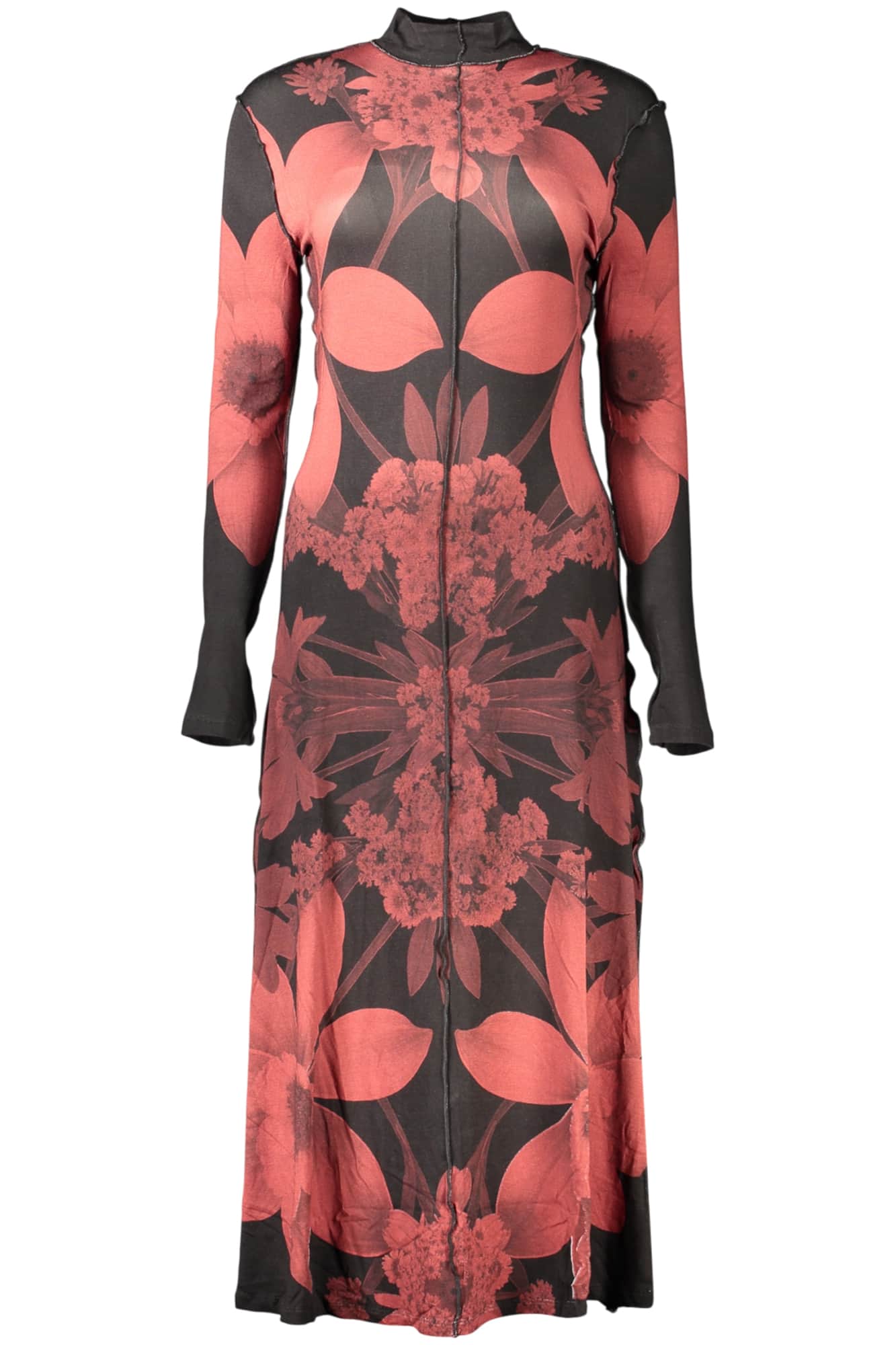 Desigual damen lang schwarz kleid