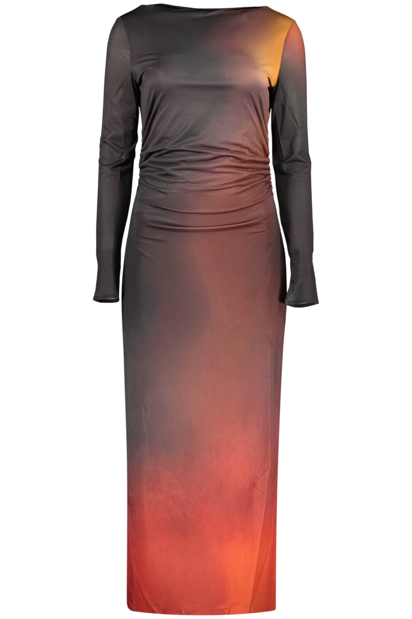 Desigual damen lang schwarz kleid