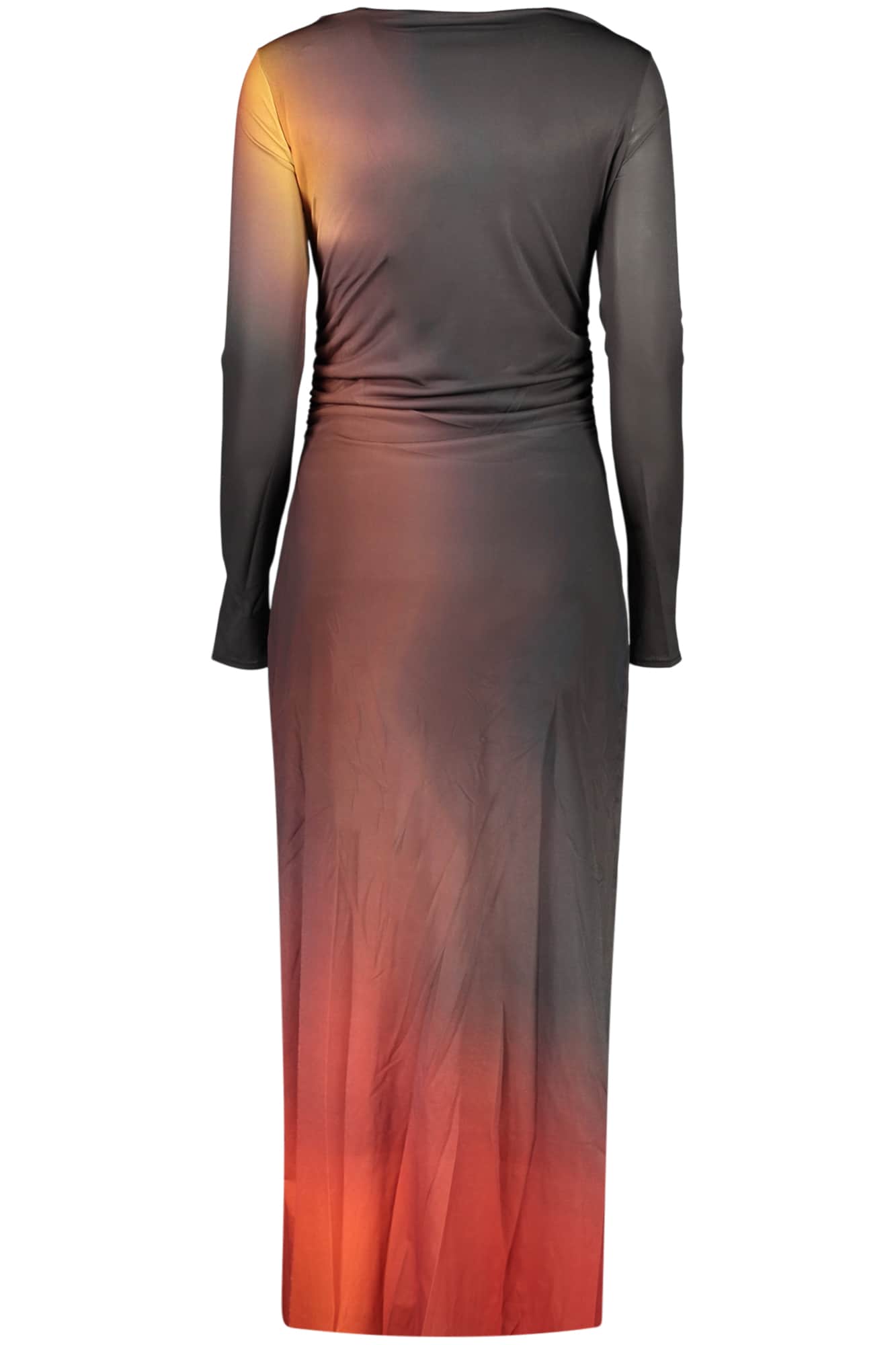 Desigual damen lang schwarz kleid