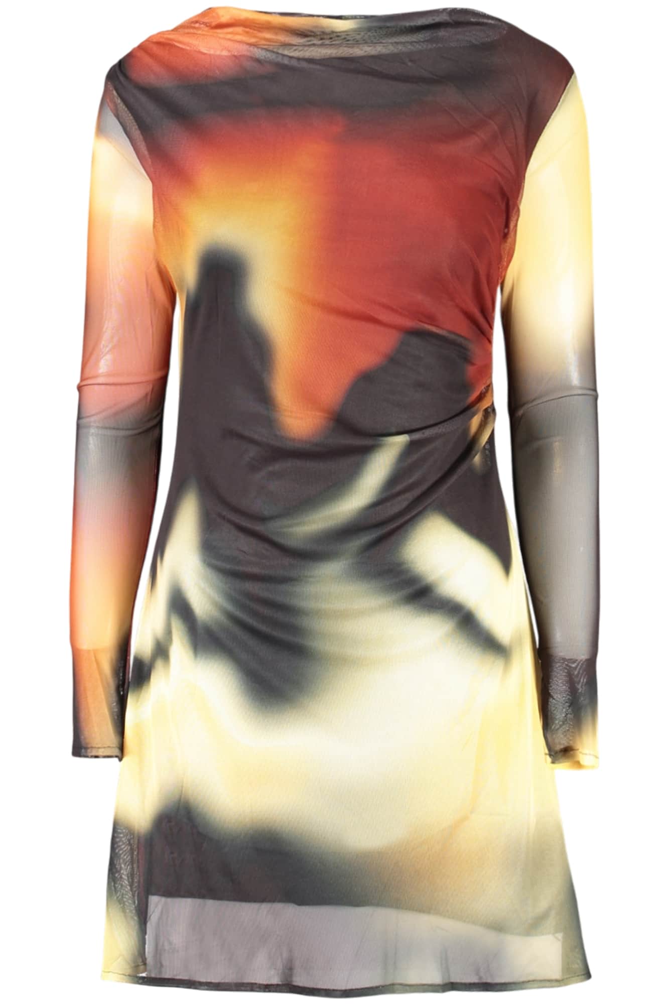 Desigual kurz kleid für damen in schwarz