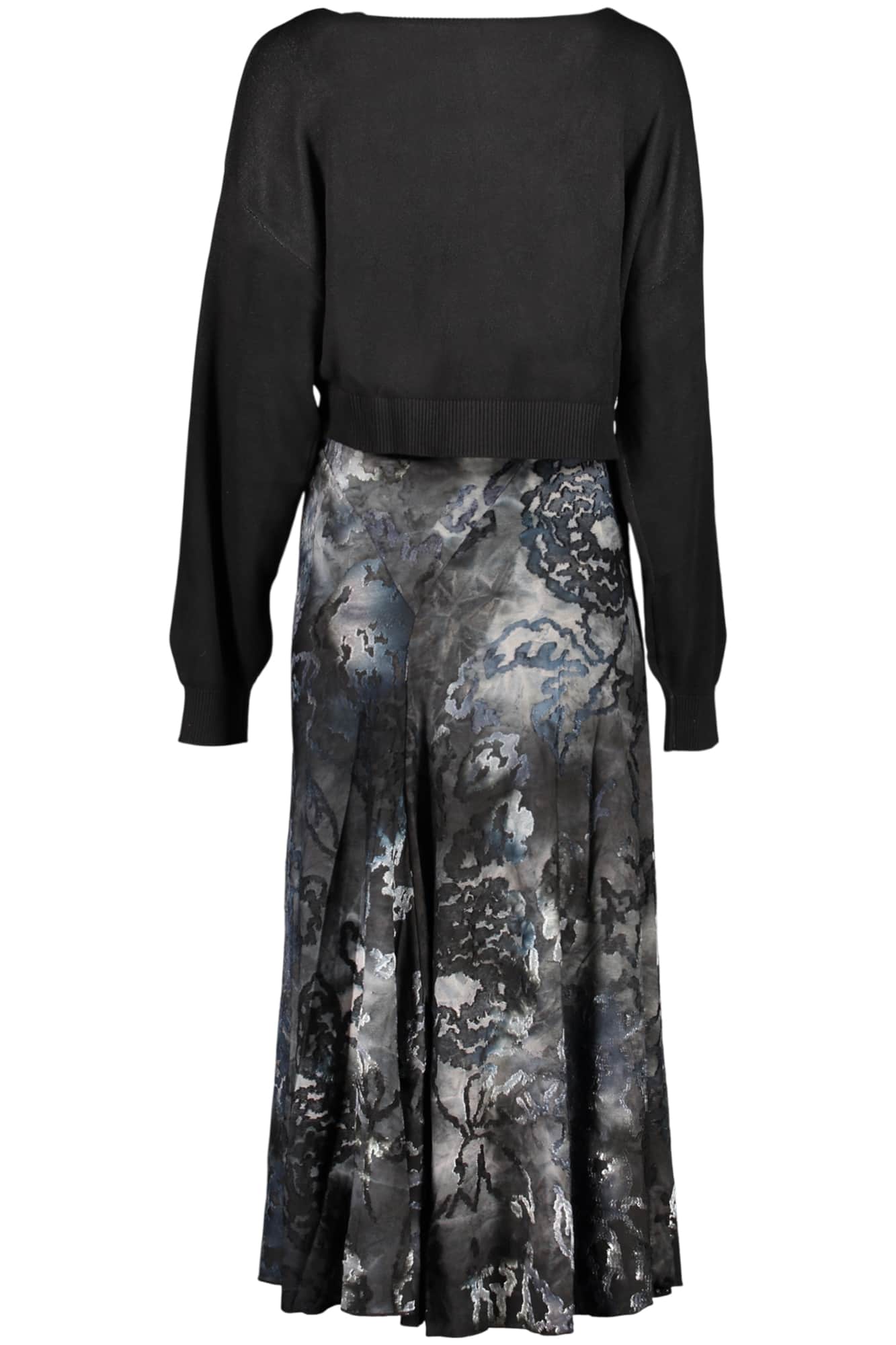 Desigual damen lang blau kleid
