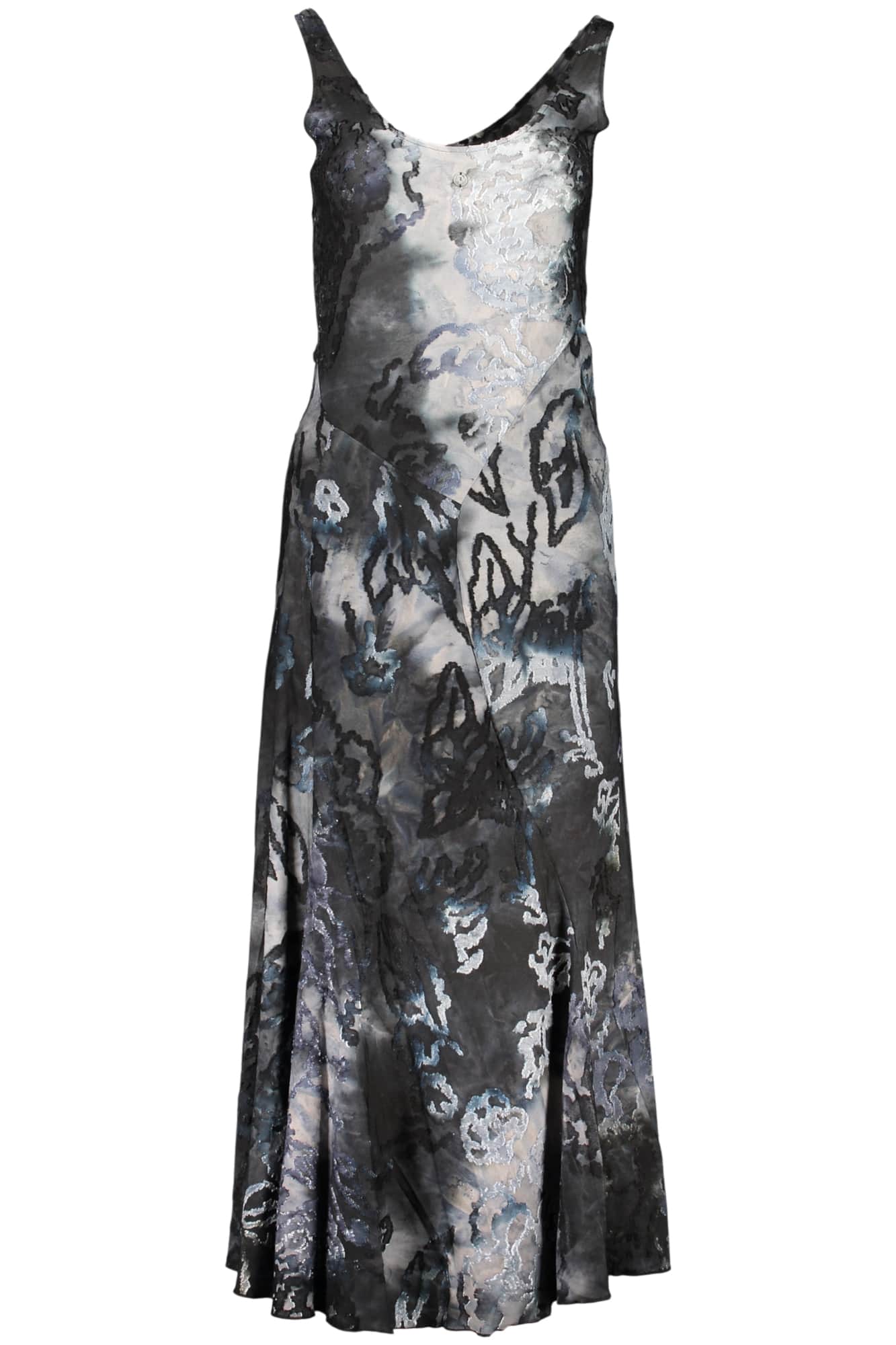Desigual damen lang blau kleid