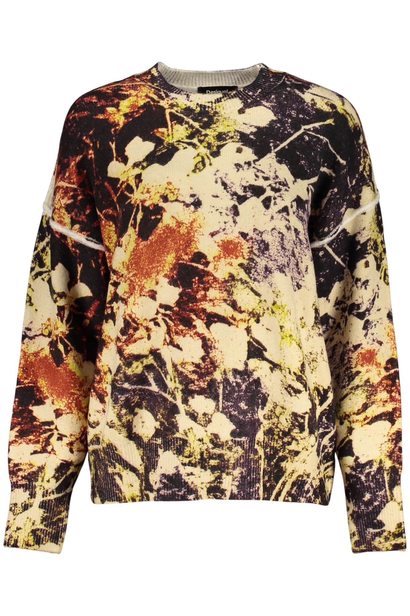Desigual damen gelb pullover