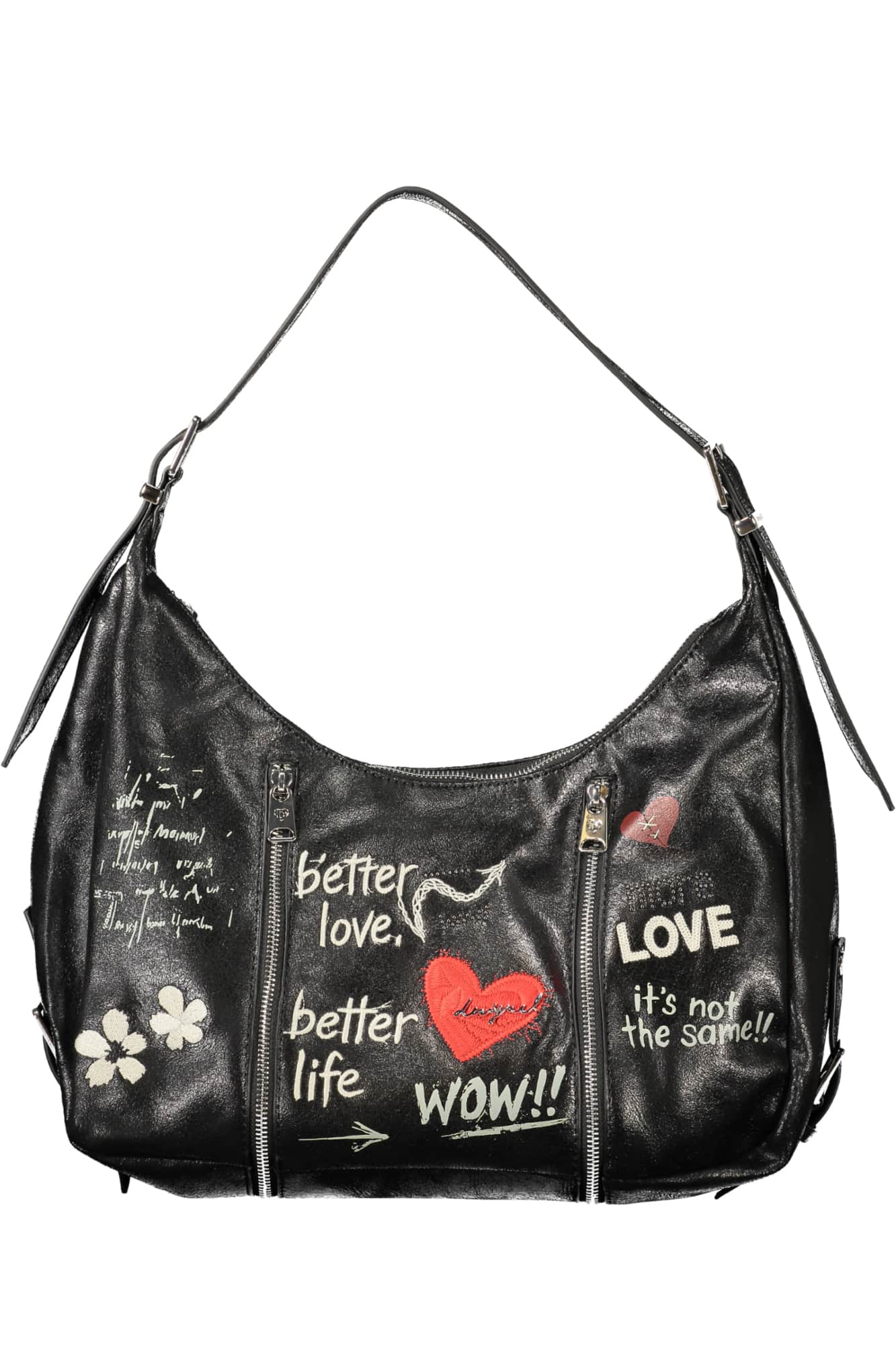 Desigual damen schwarz tasche