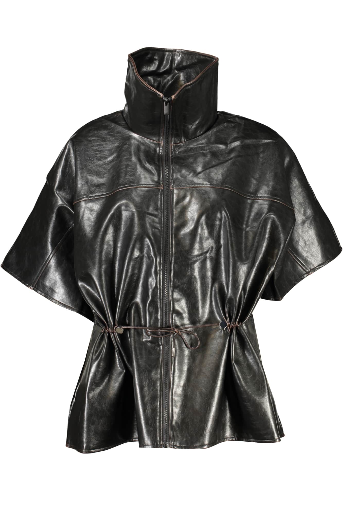 Desigual damen schwarz poncho