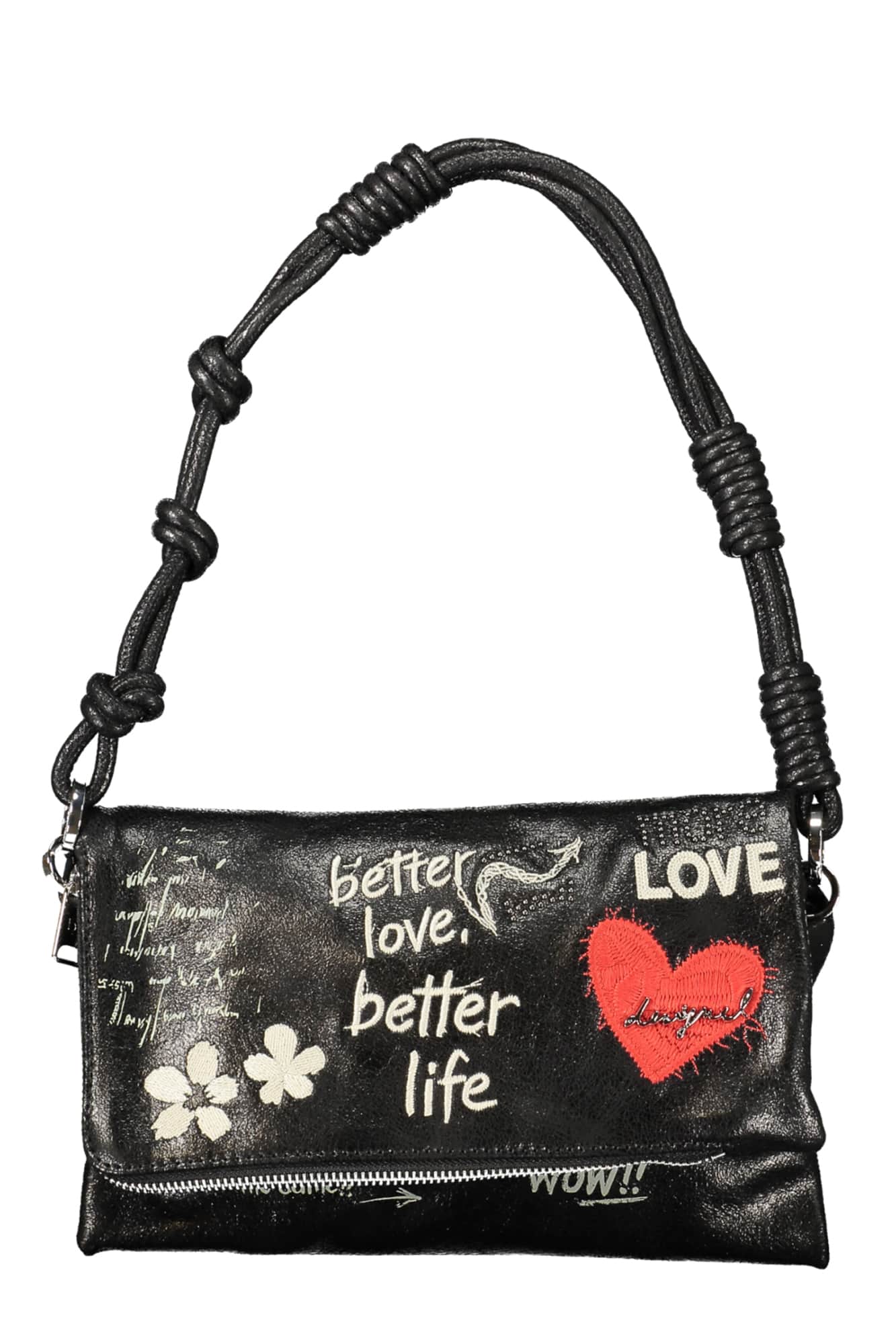 Desigual damen schwarz tasche