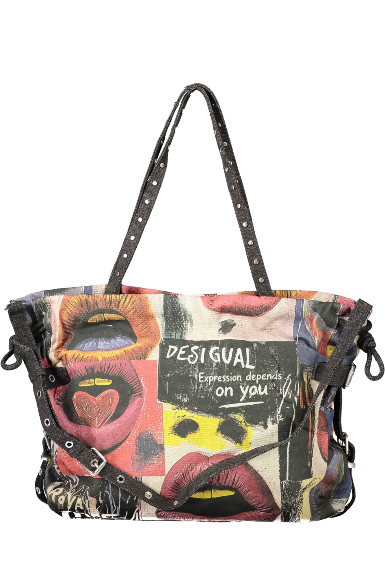 Desigual damen schwarz tasche