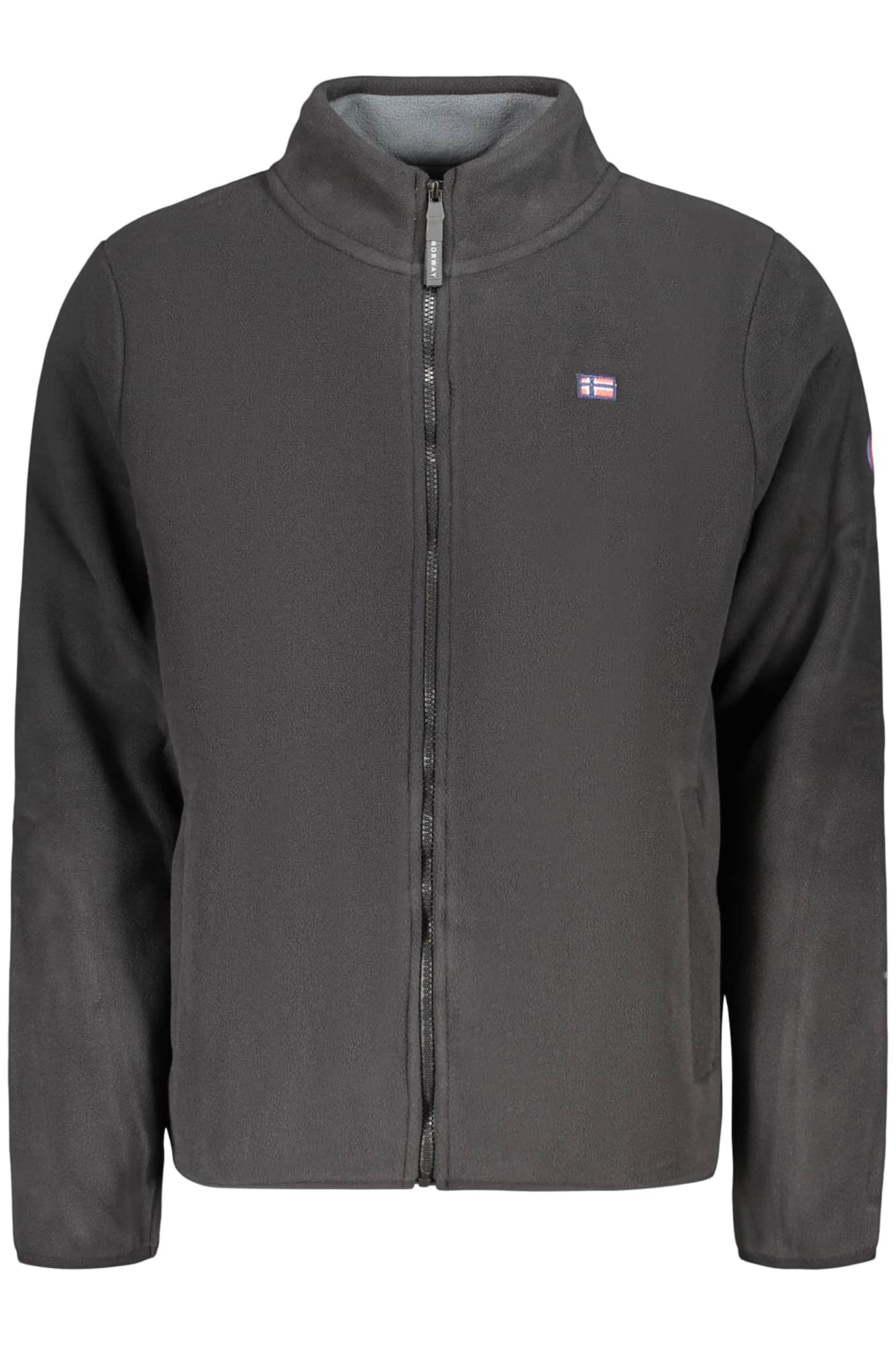 Norway 1963 herren schwarz mit reissverschluss sweatshirt