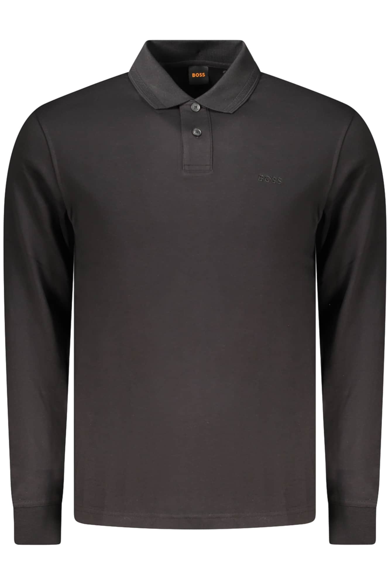 Boss herren langarm poloshirt, blau