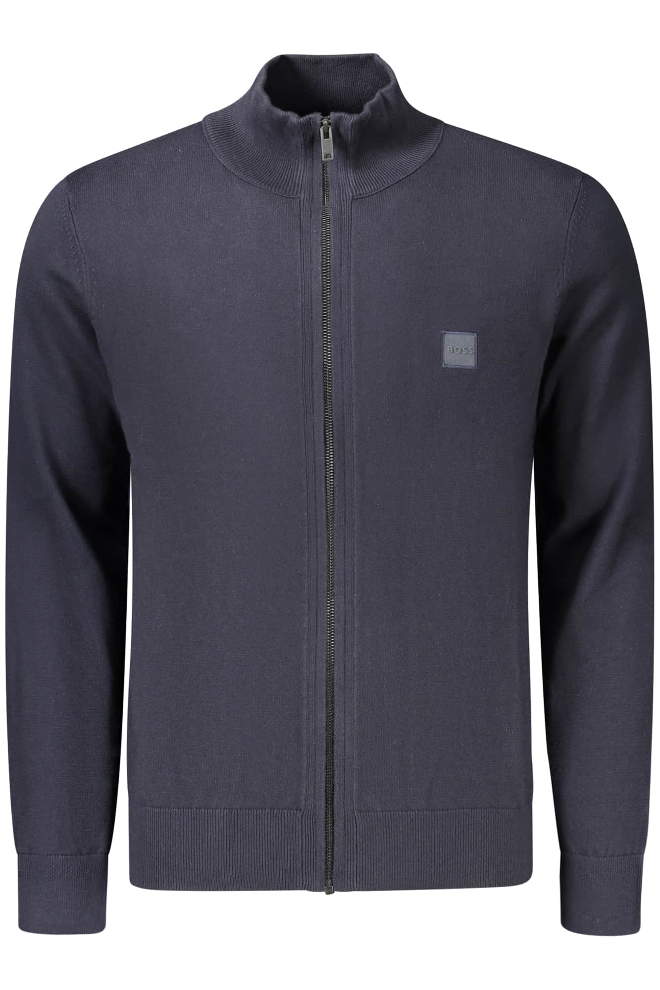 Boss herren blau strickjacke