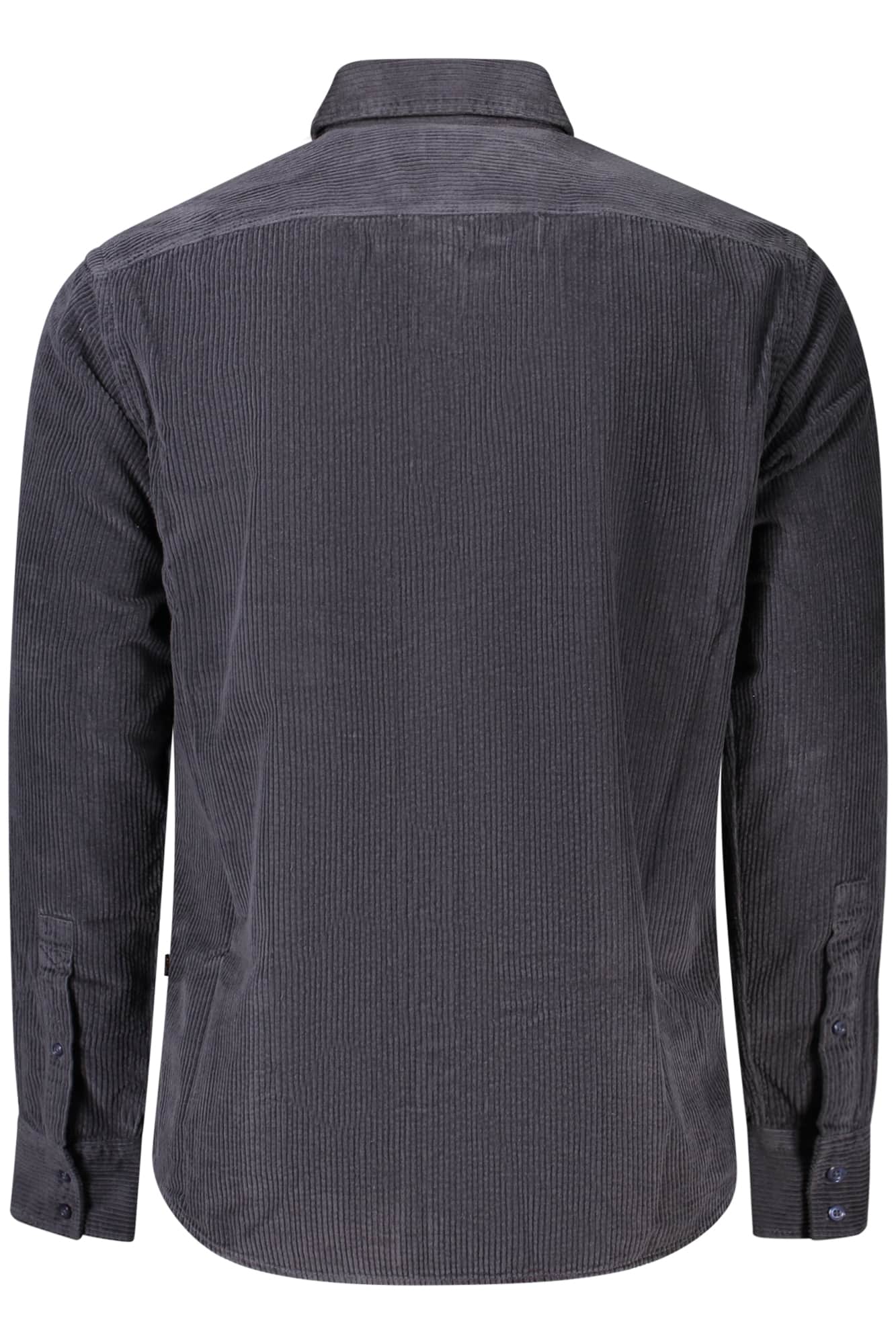 Boss herren langarm blau shirt