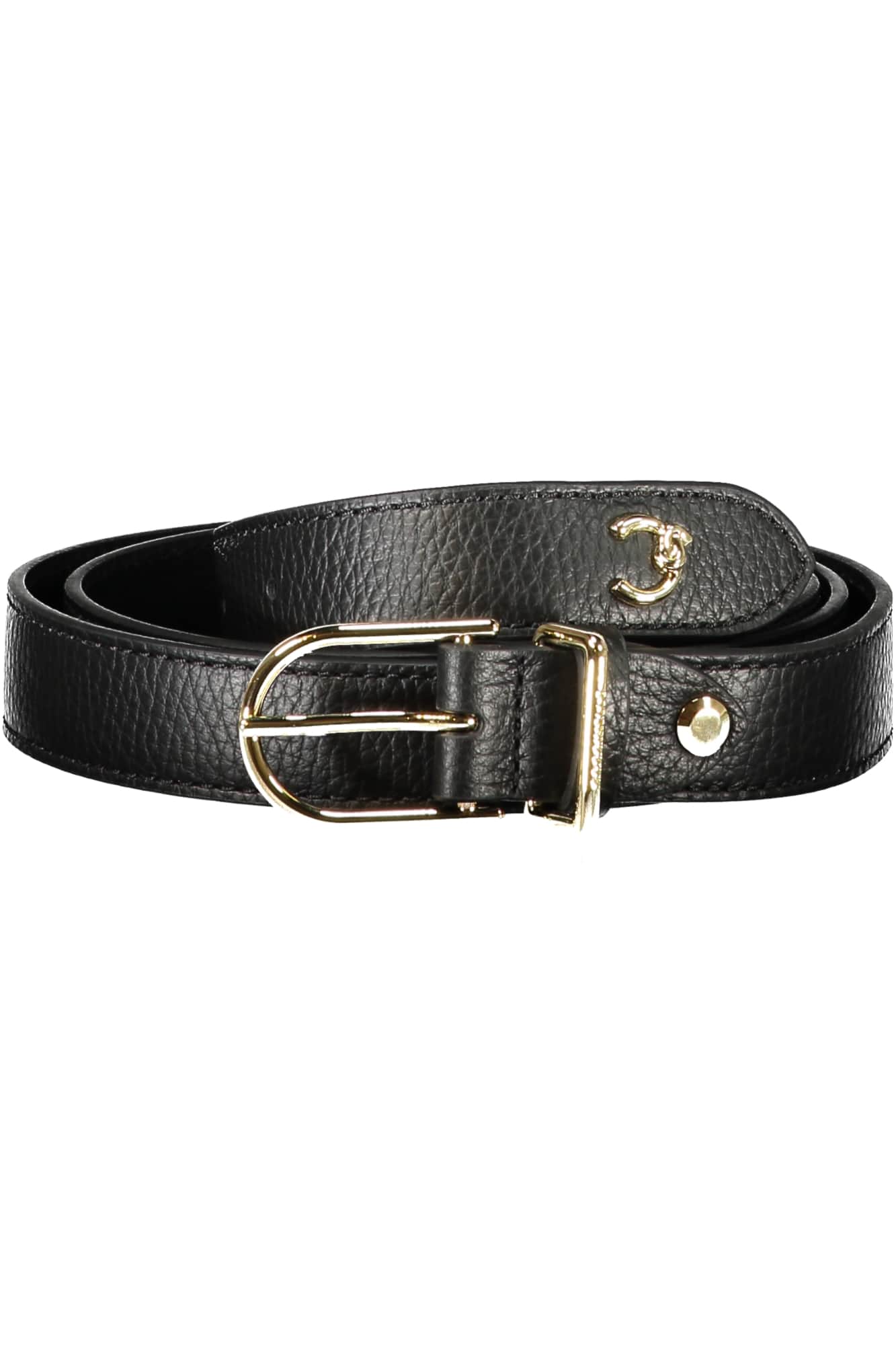 Coccinelle damen schwarz leder gürtel