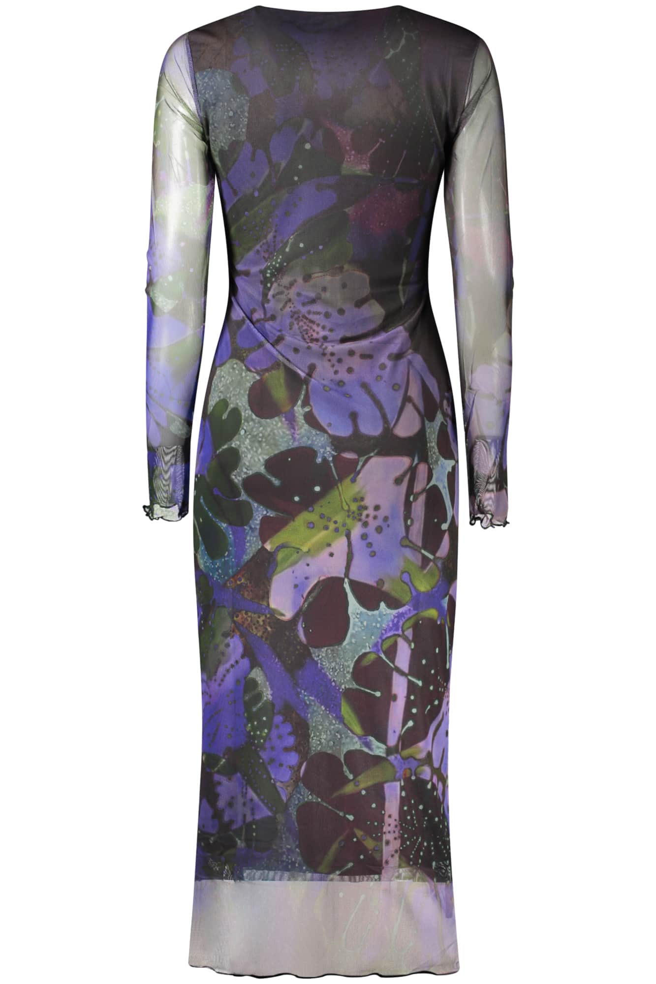Desigual damen lang lila kleid
