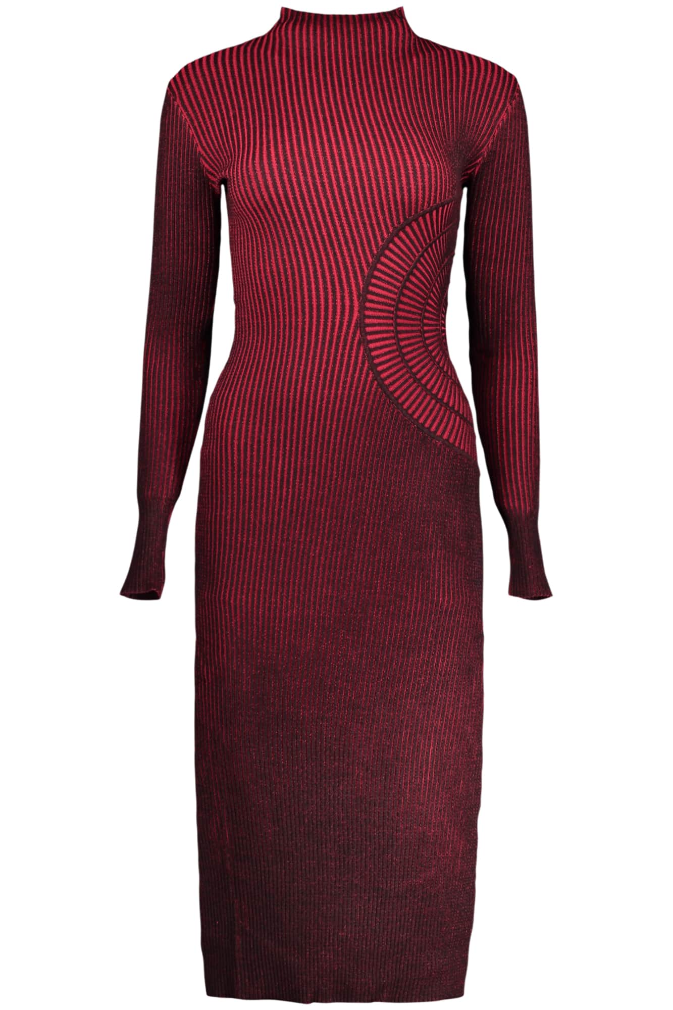 Desigual damen lang rot kleid