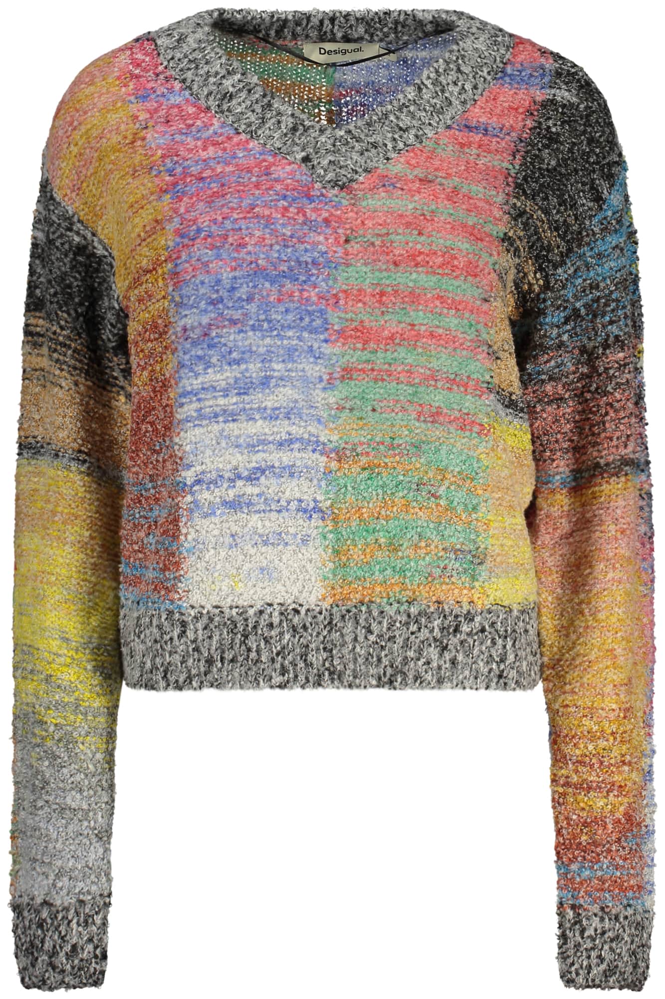 Desigual damen gelb pullover