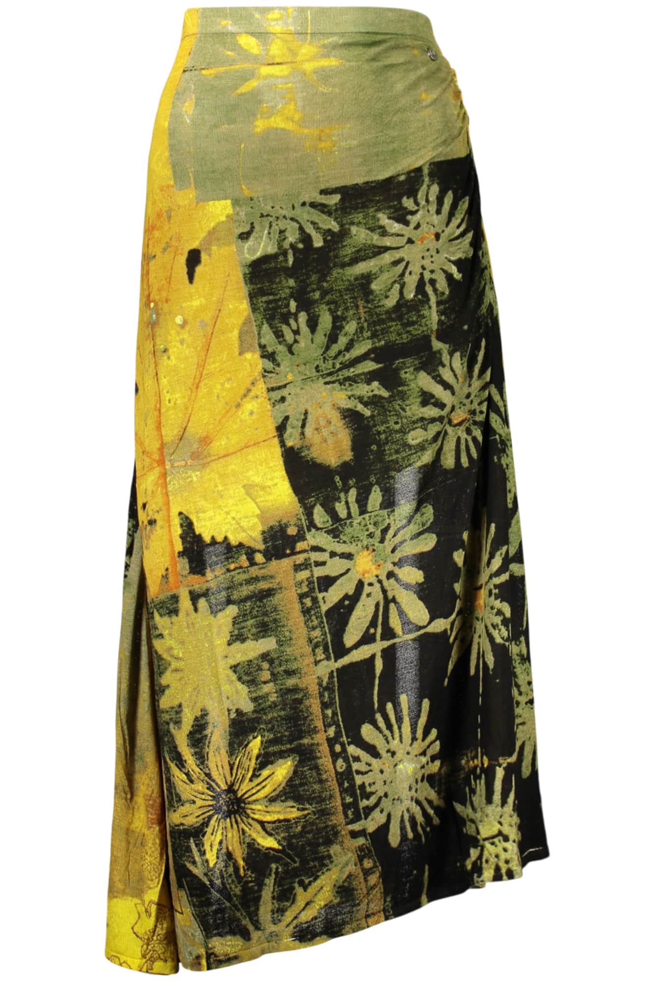 Desigual damen lang grün rock