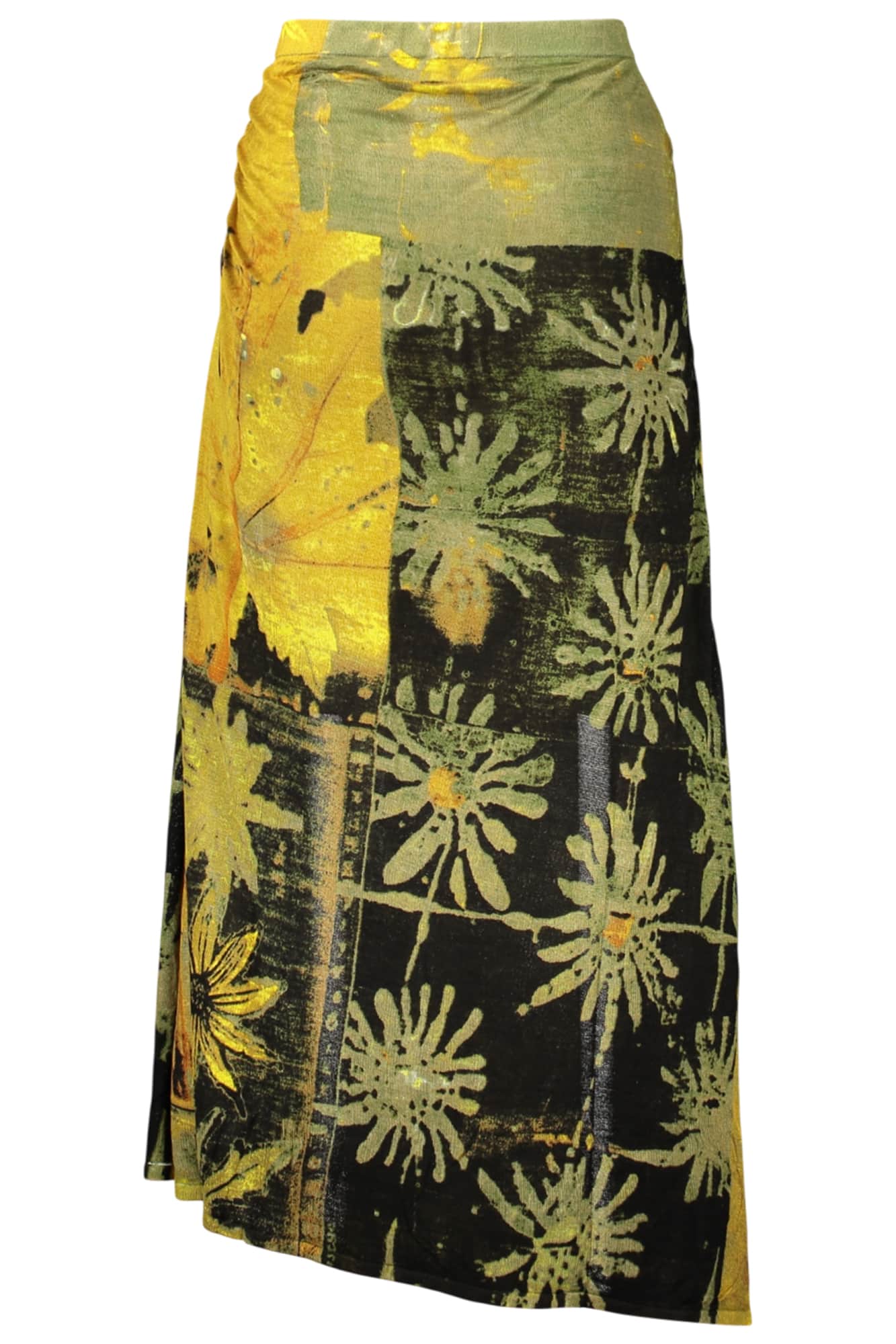 Desigual damen lang grün rock