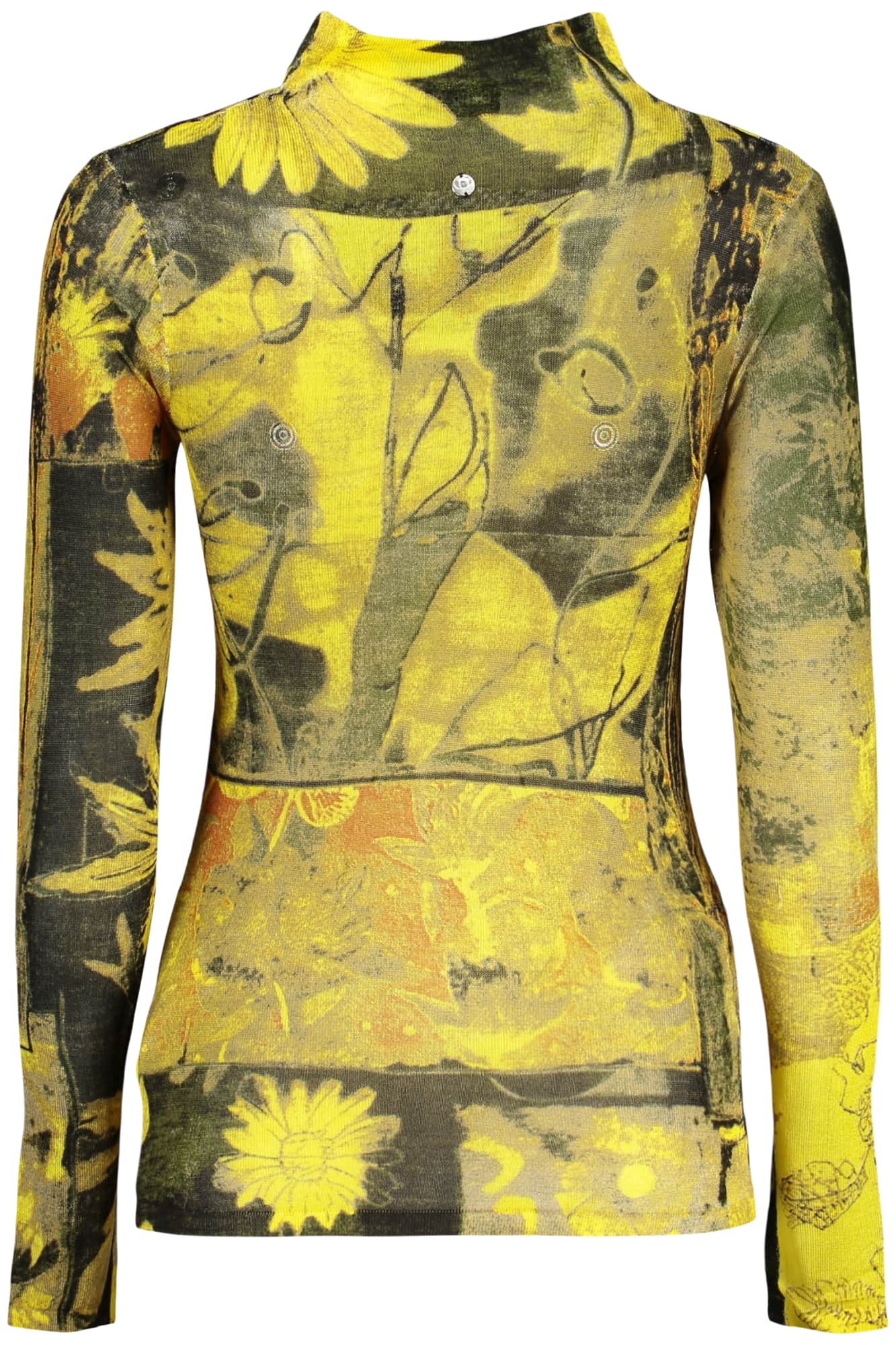 Desigual damen gelb pullover