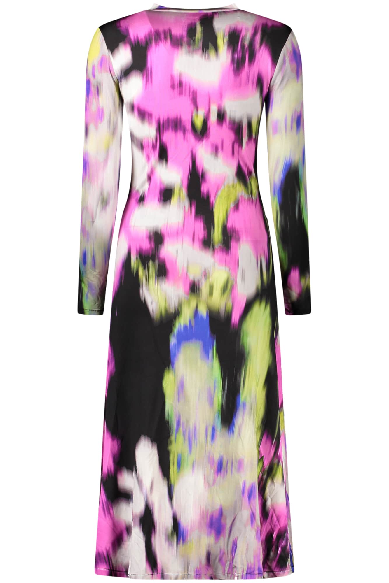 Desigual damen lang rosa kleid