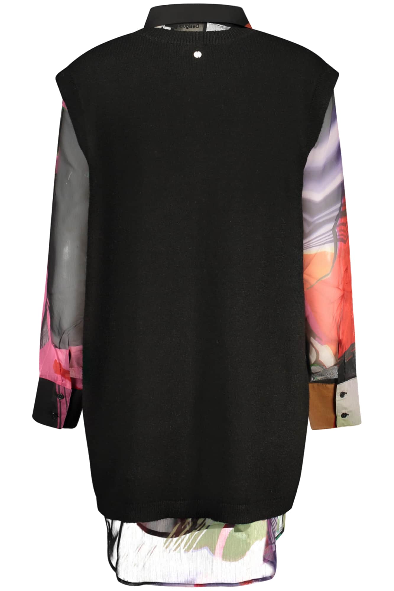 Desigual damen langarm shirt, schwarz