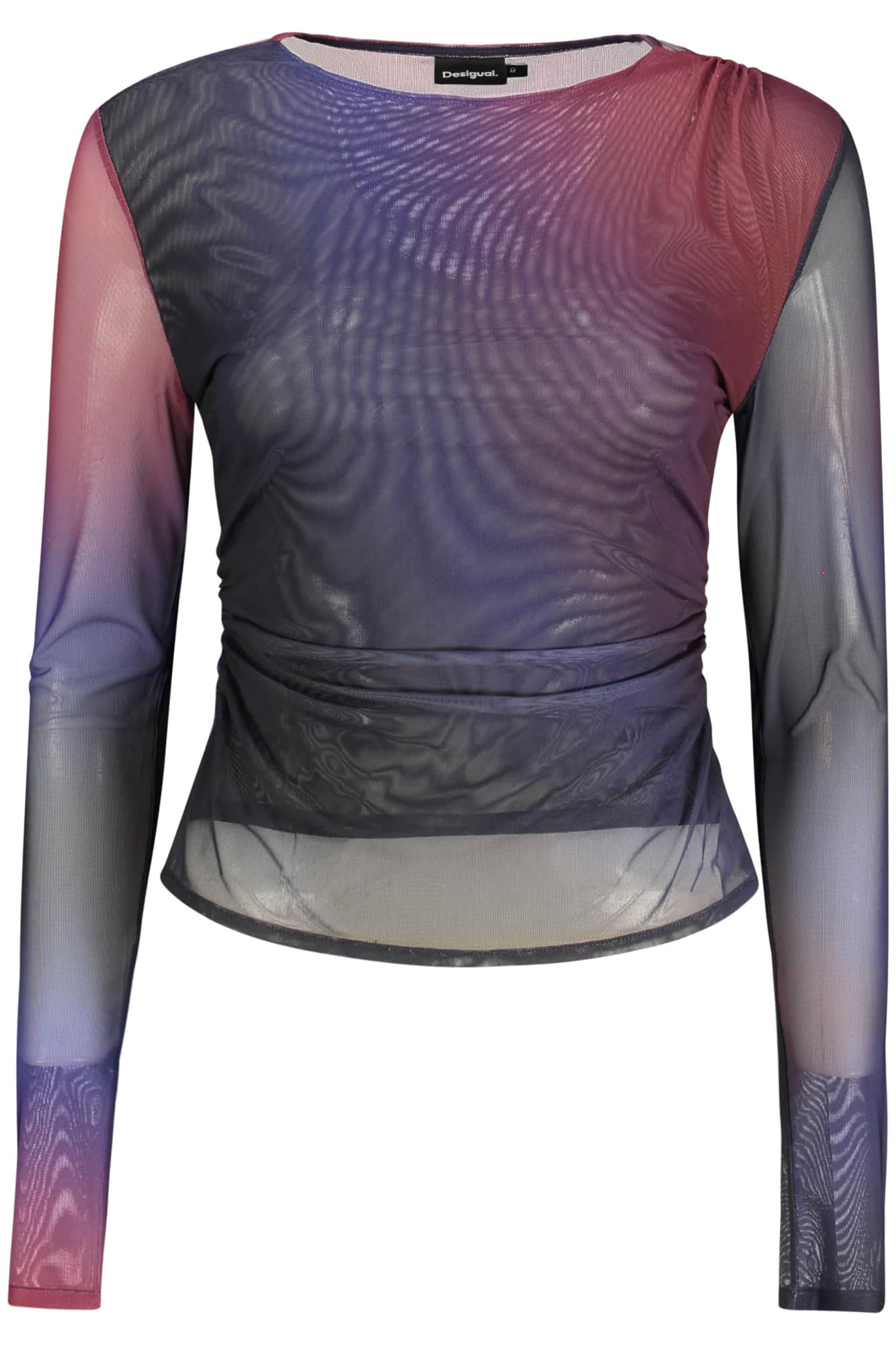 Desigual damen langarm t-shirt, blau