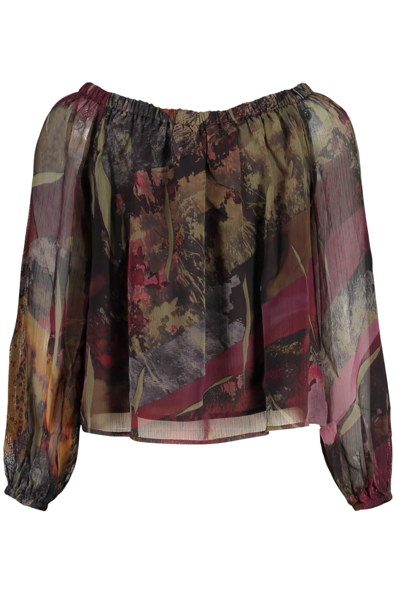 Desigual damen langarm shirt, grün