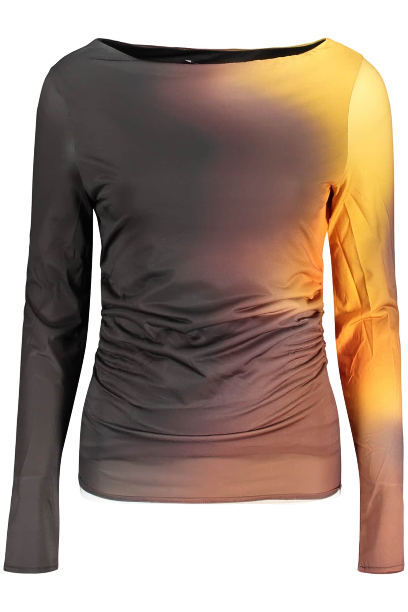 Desigual damen langarm t-shirt schwarz