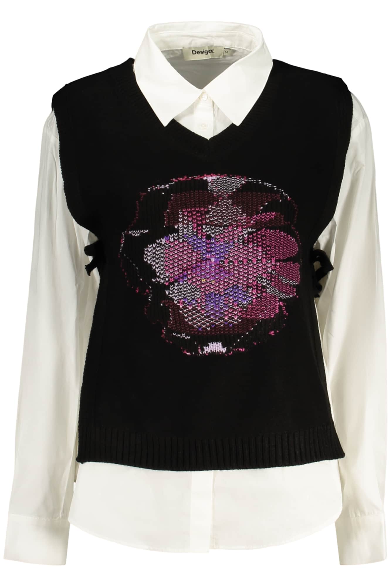 Desigual damen langarm shirt schwarz