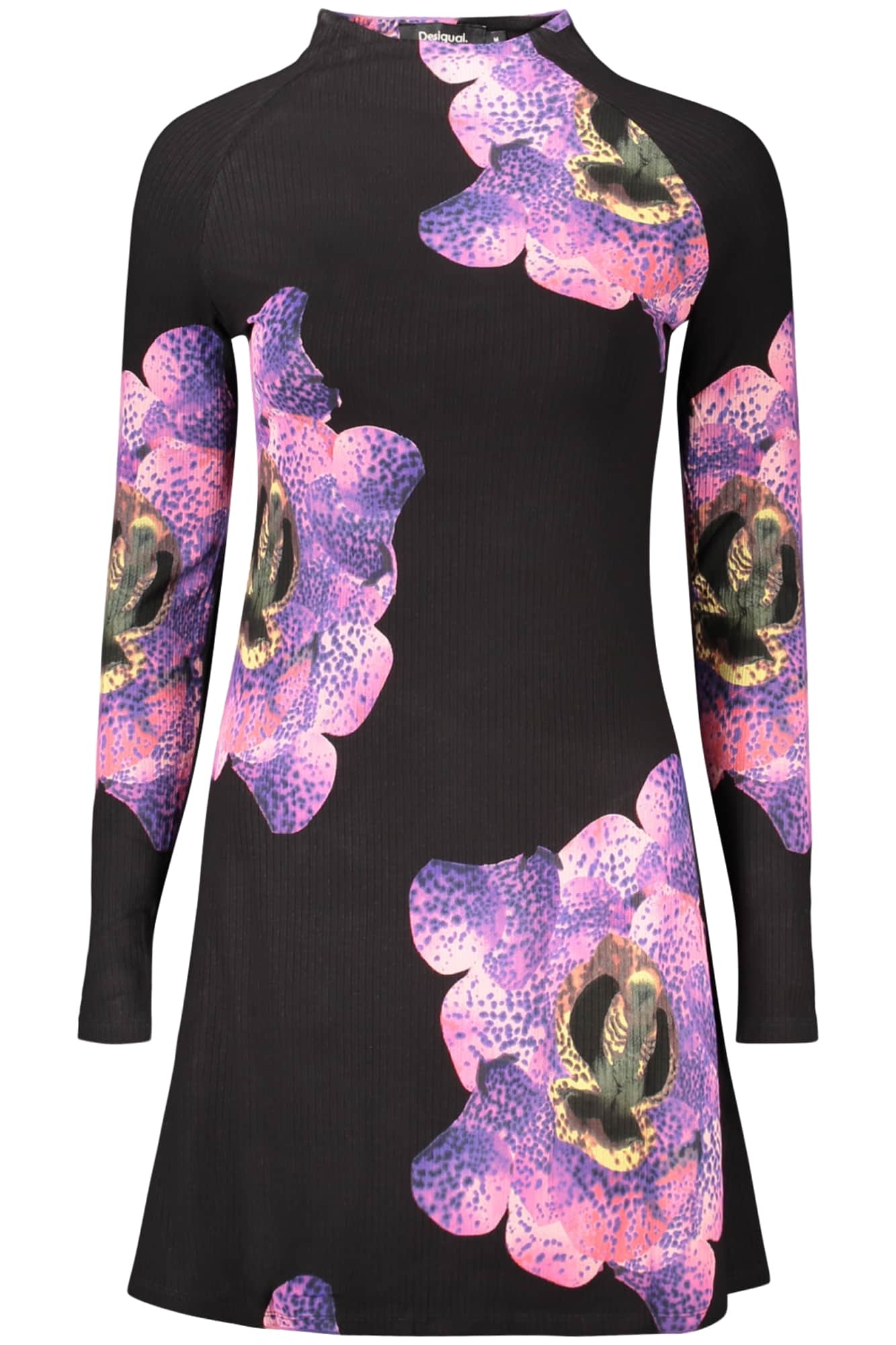 Desigual kurz kleid für damen in schwarz