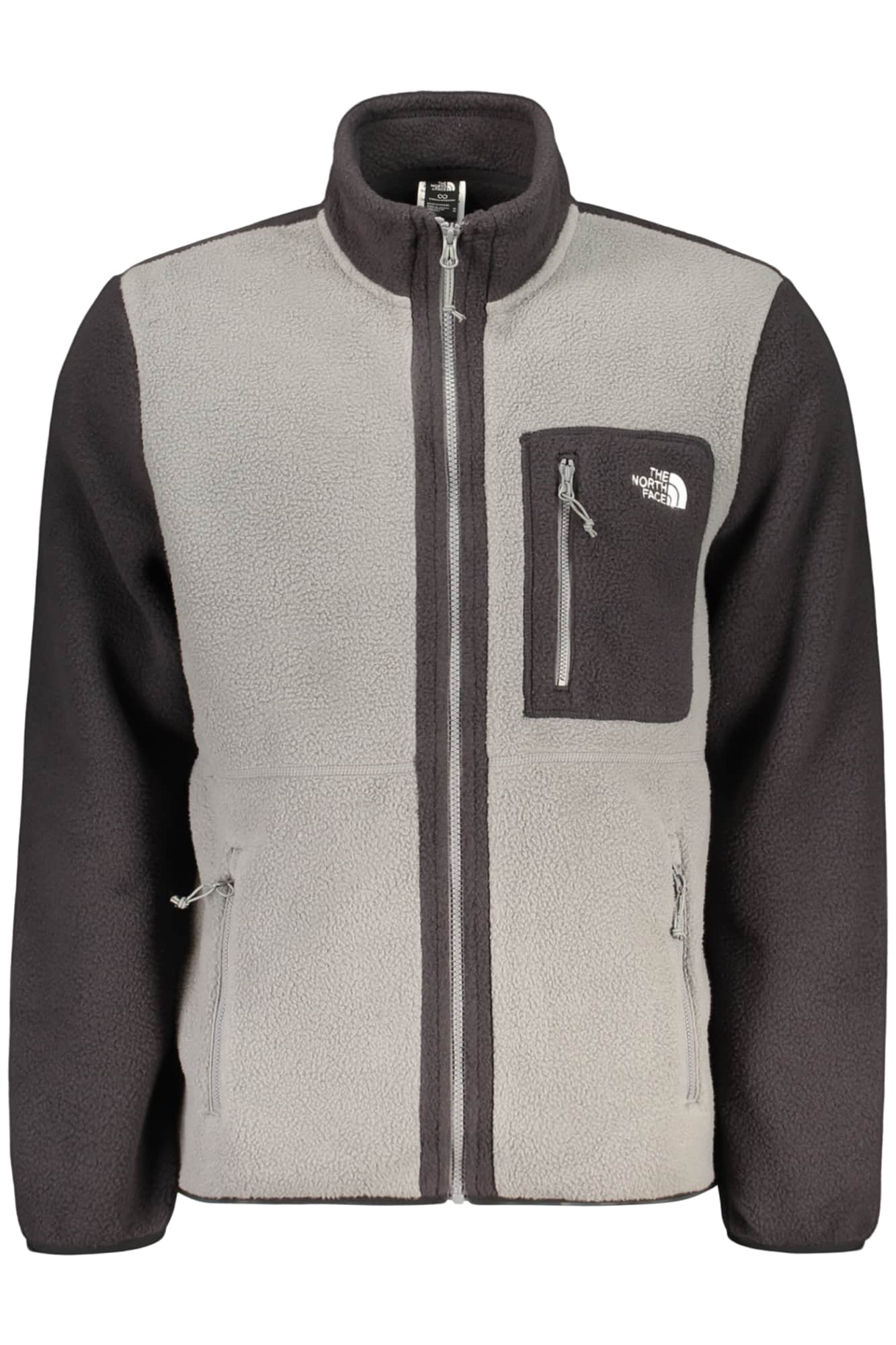 The North Face herren mit reissverschluss sweatshirt grau