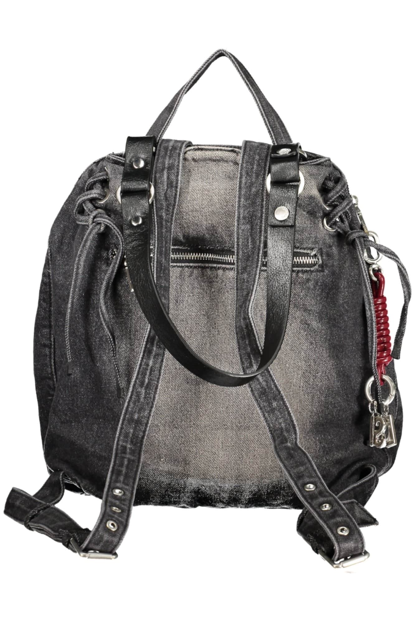 Desigual damen schwarz rucksack