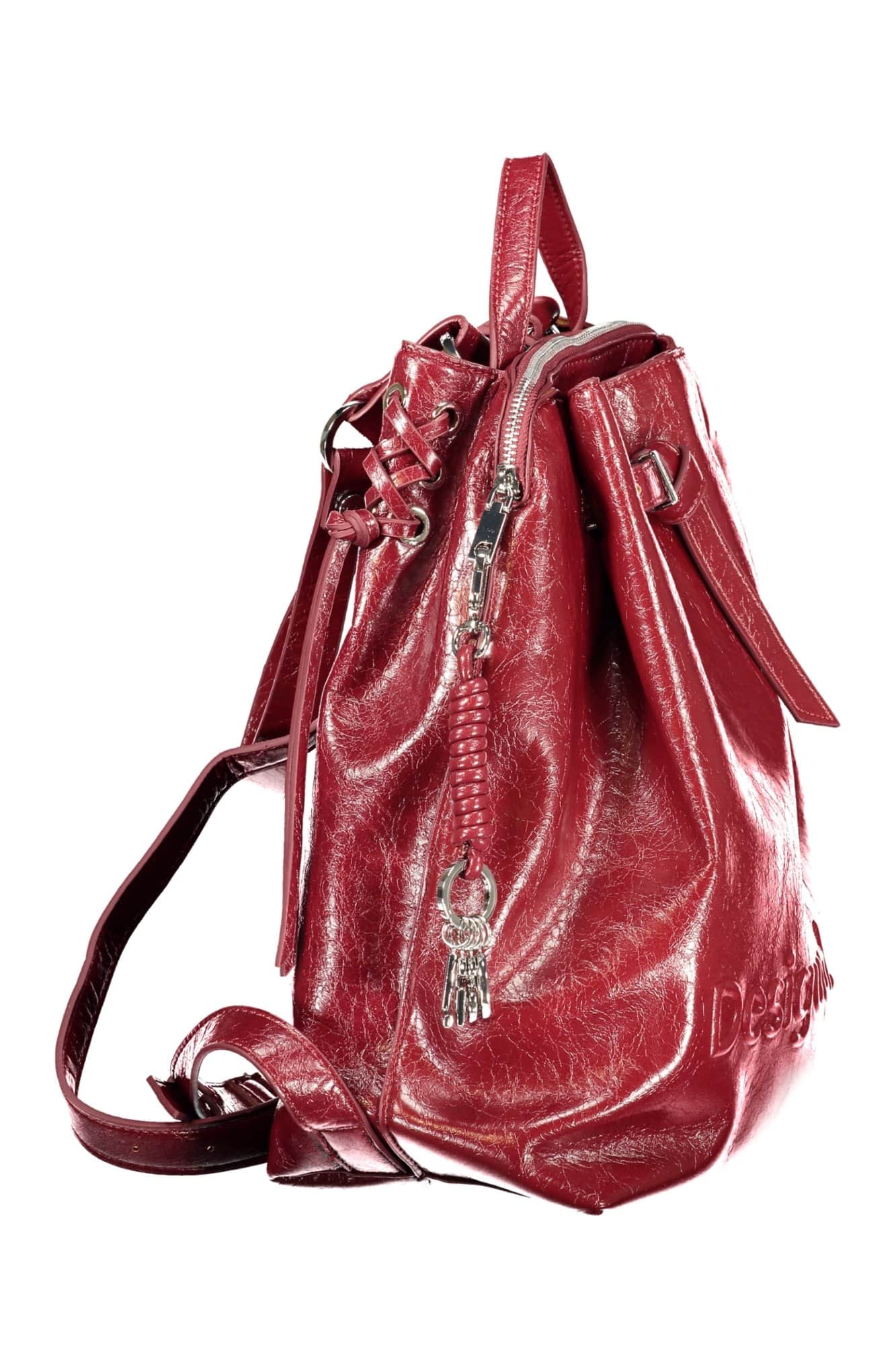 Desigual rot damen rucksack