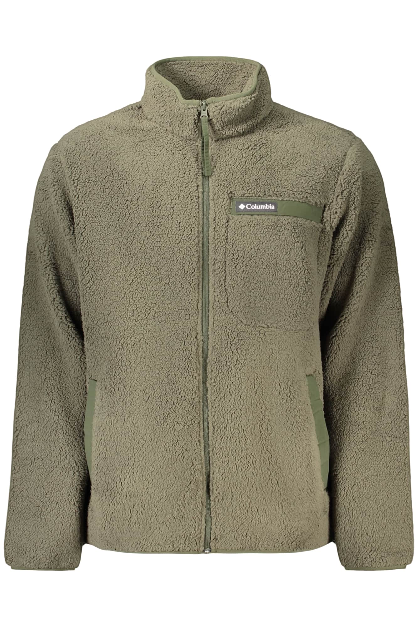 Columbia herren grün mit reissverschluss sweatshirt