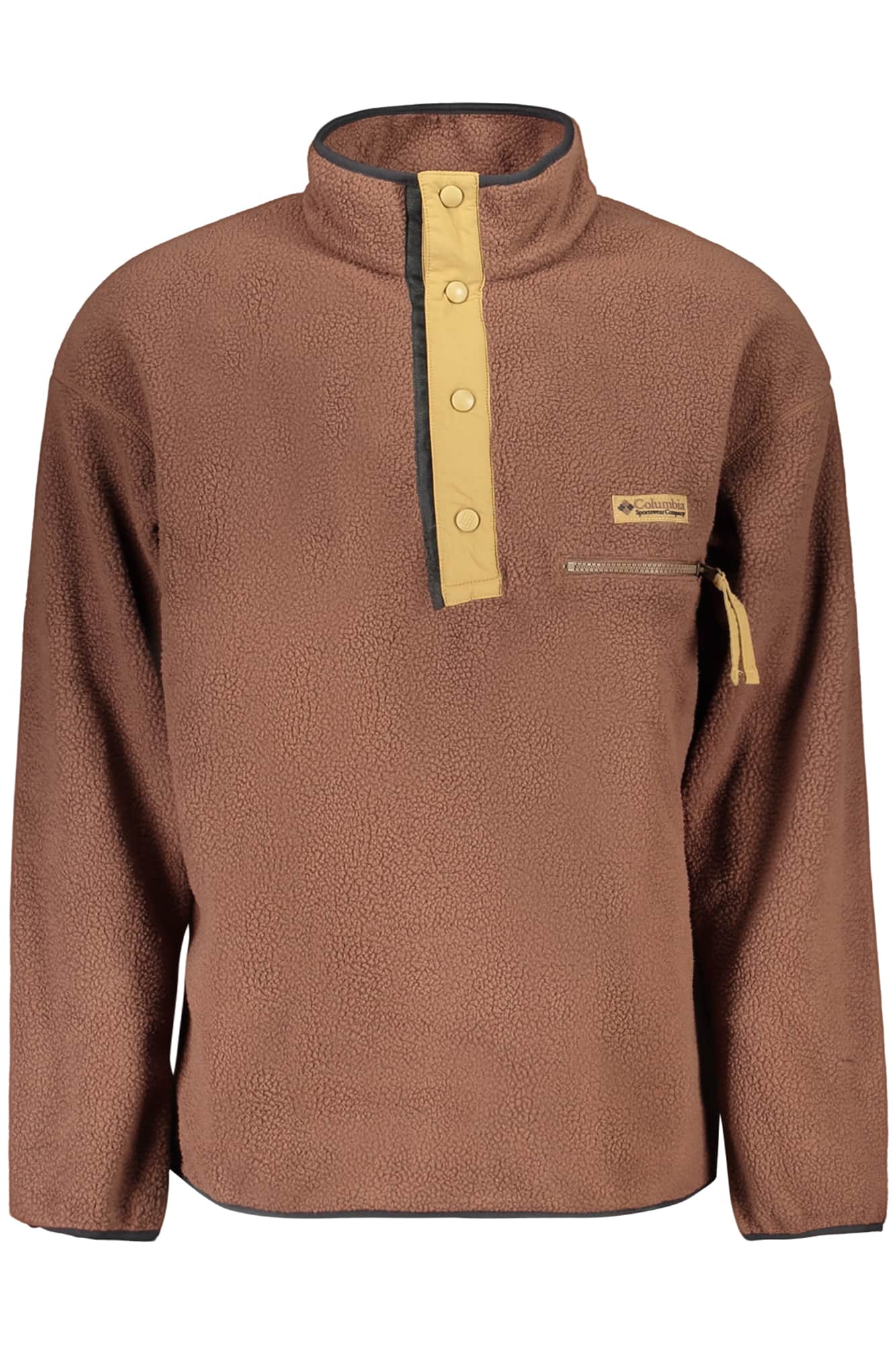 Columbia herren braun mit reissverschluss sweatshirt