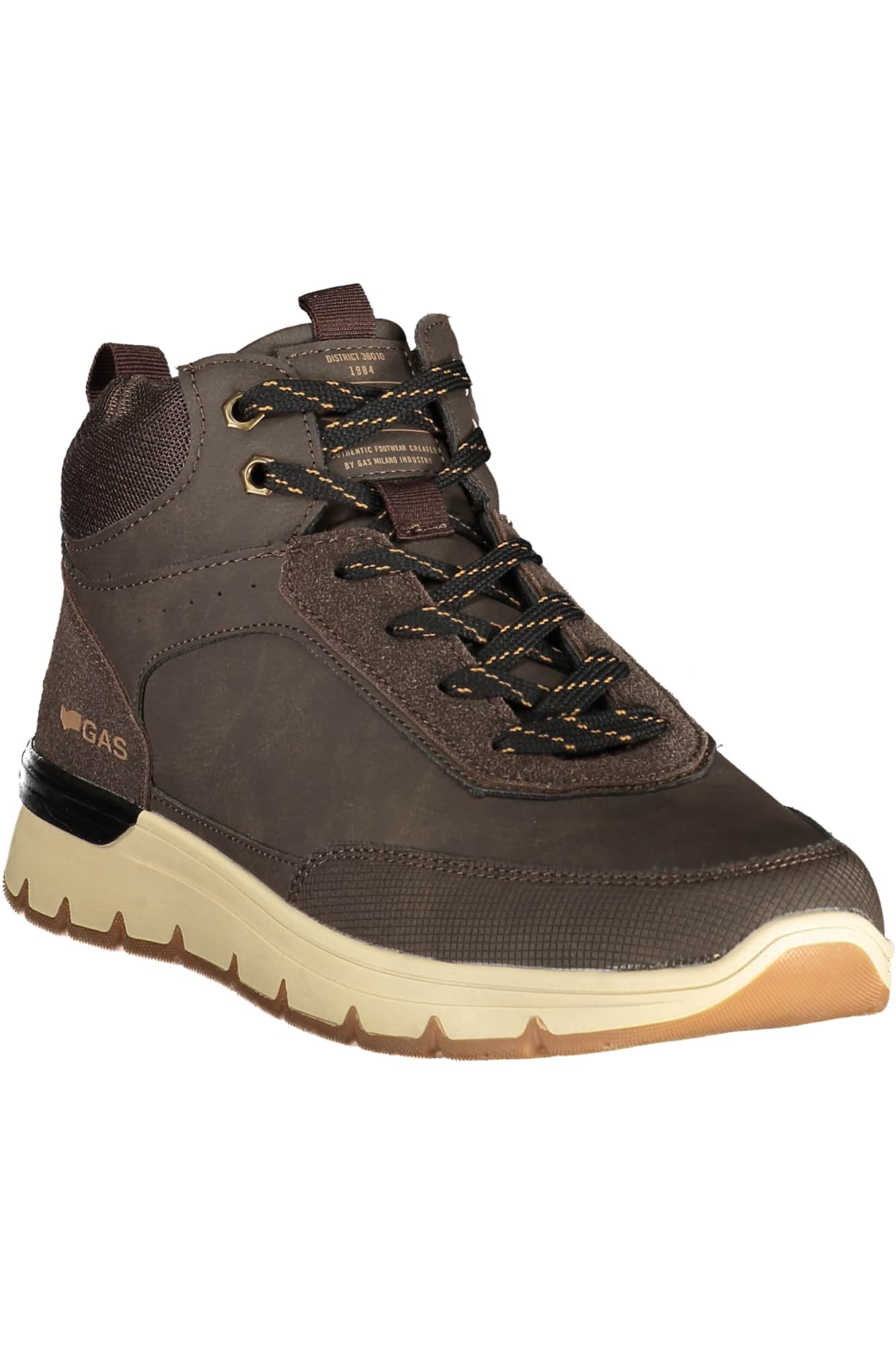 Gas herren braun stiefel schuhe
