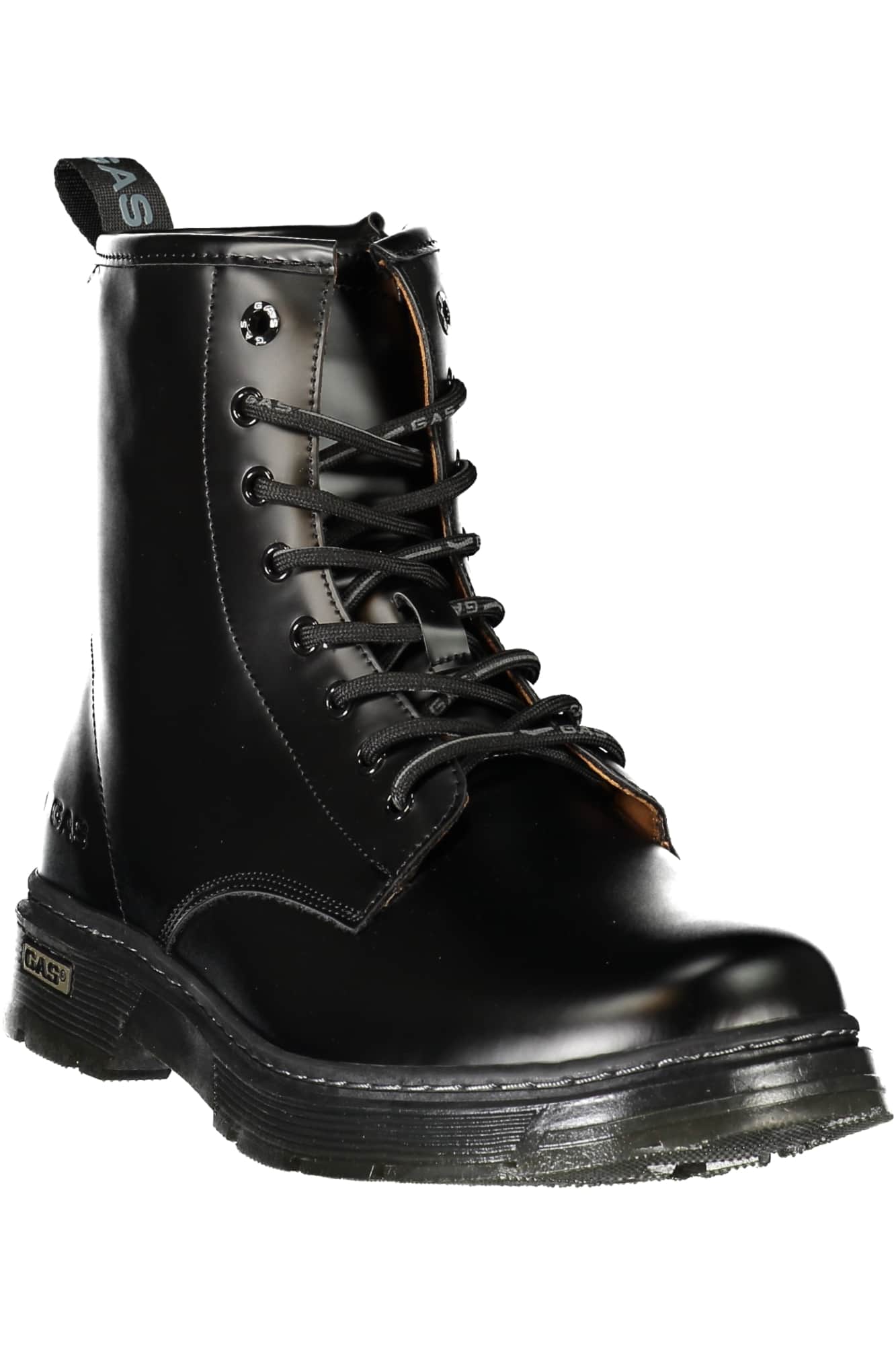 Gas schuhe herren schwarz stiefel