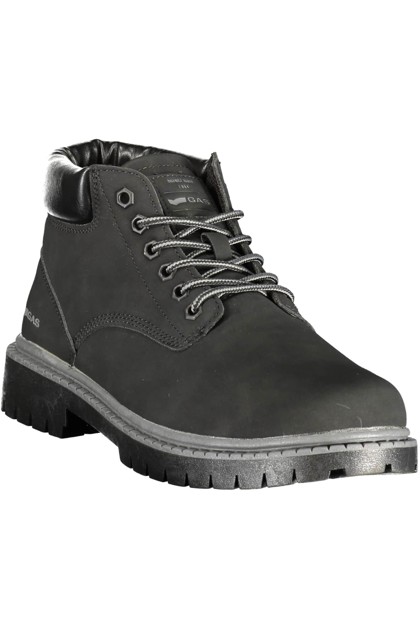 Gas schuhe herren schwarz stiefel
