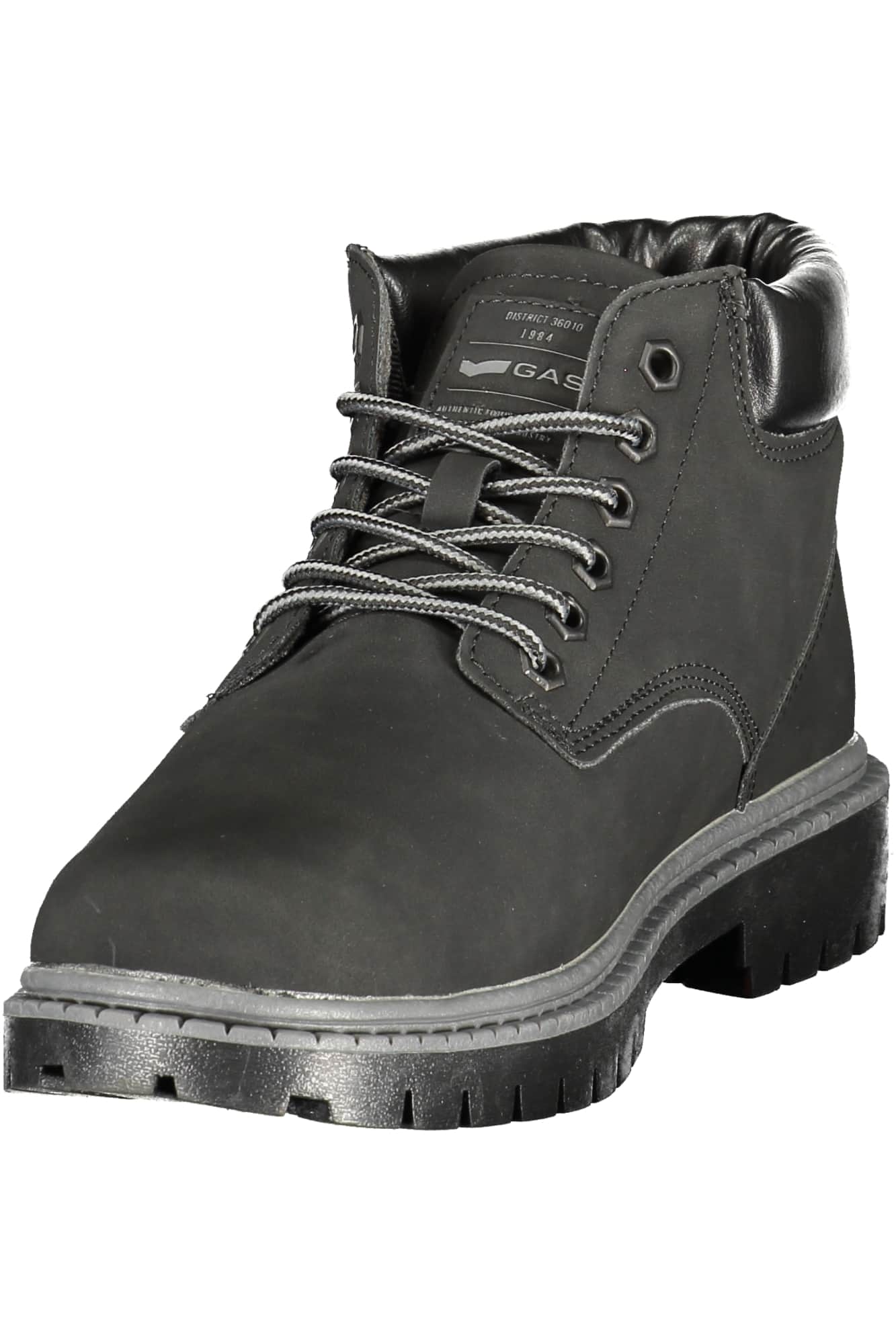 Gas schuhe herren schwarz stiefel