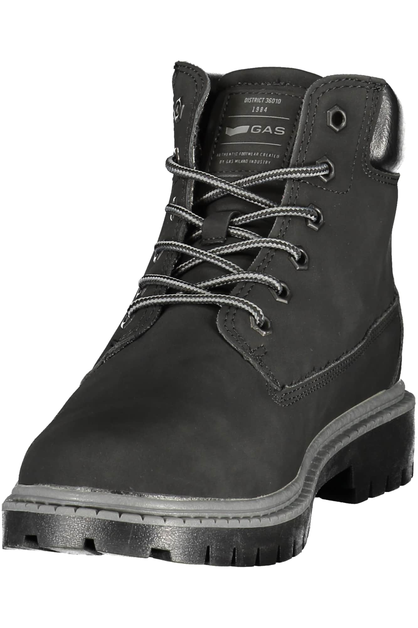 Gas schuhe herren schwarz stiefel