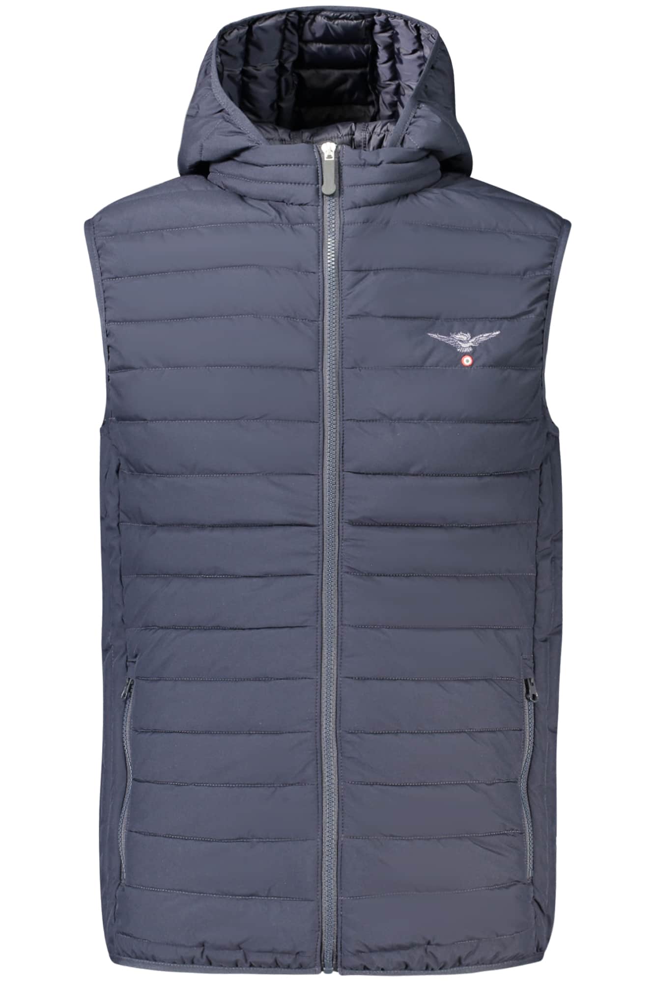 Military academy herren blau ärmellos jacke