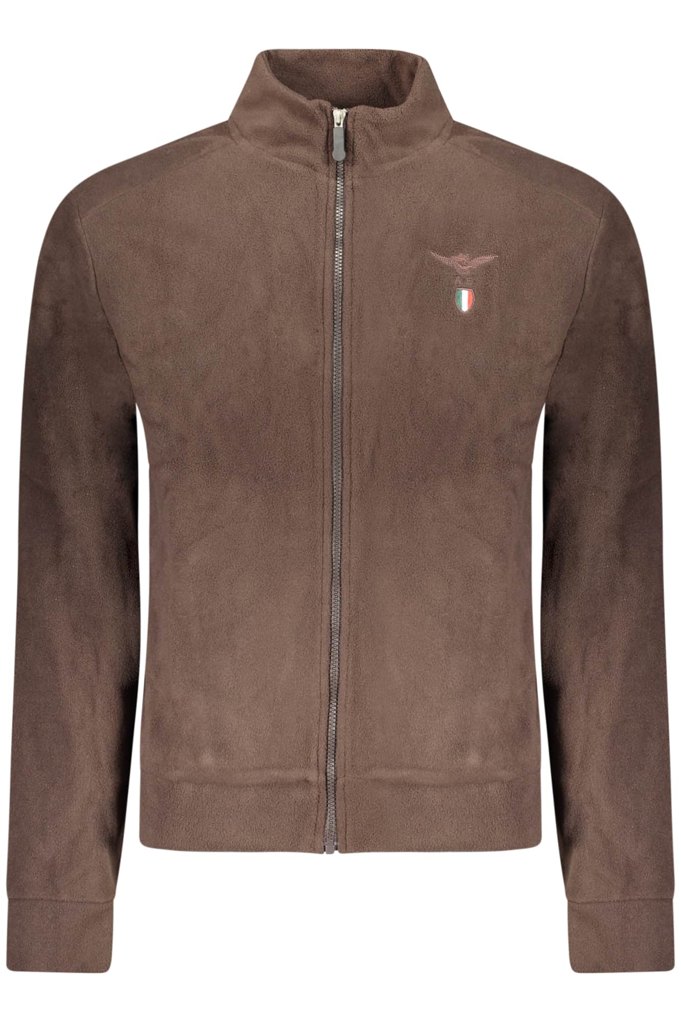 Military academy herren grün mit reissverschluss sweatshirt