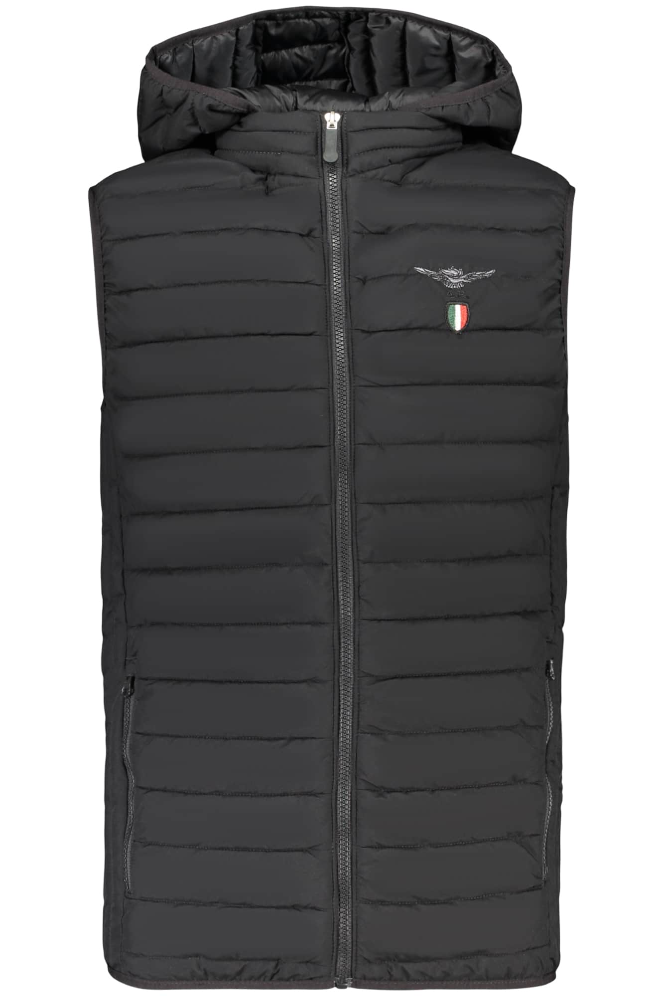 Military academy herren braun ärmellos jacke