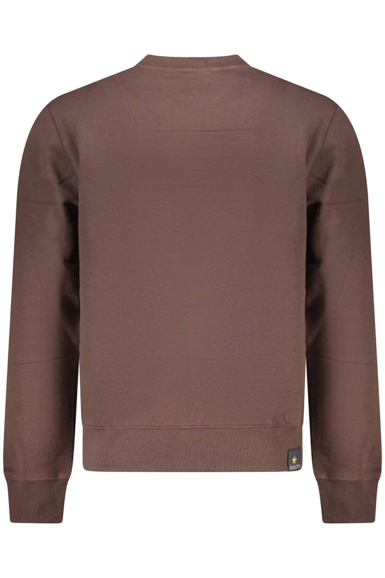 Military academy herren braun mit reissverschluss sweatshirt
