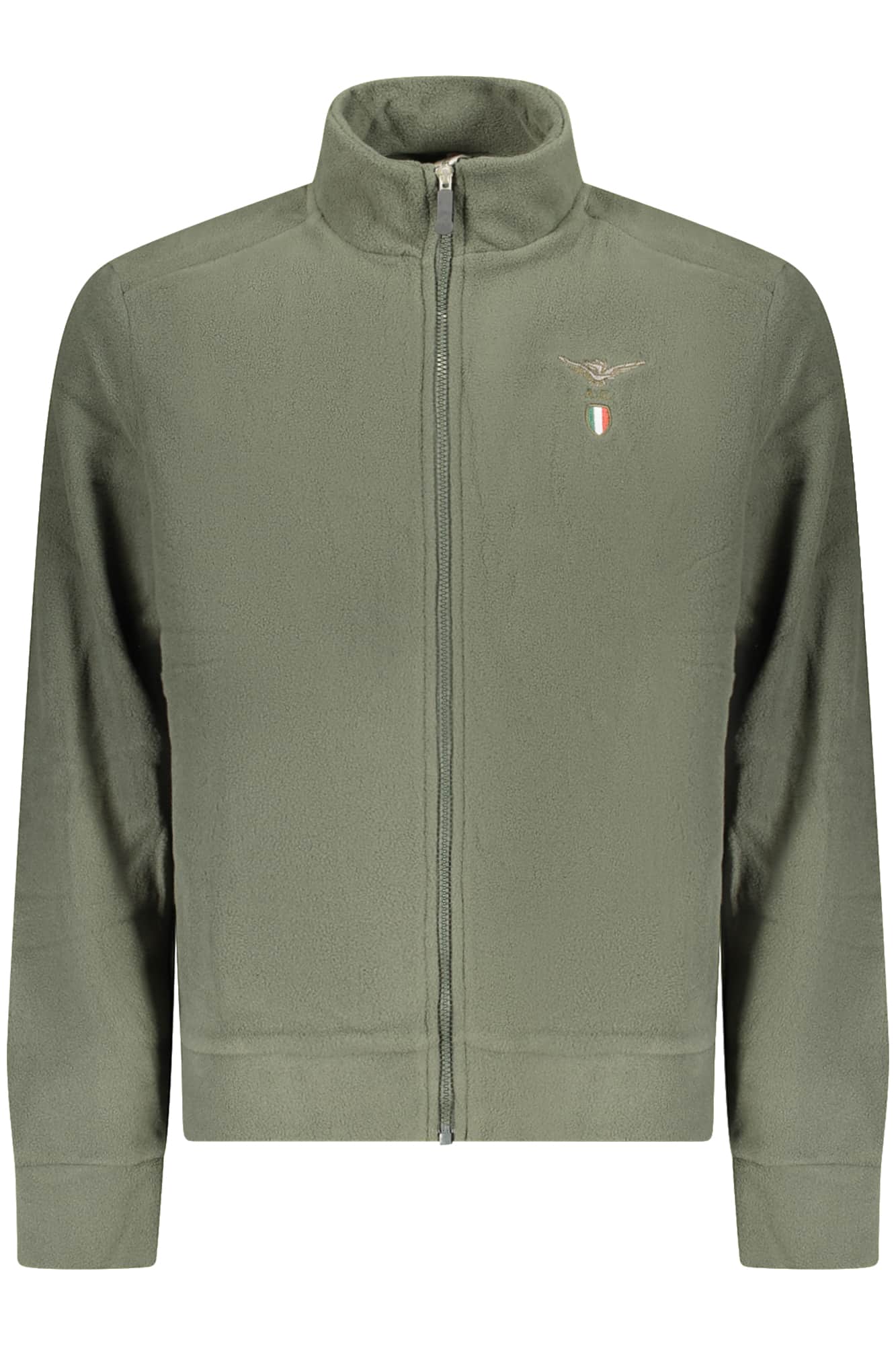 Military academy herren grün mit reissverschluss sweatshirt