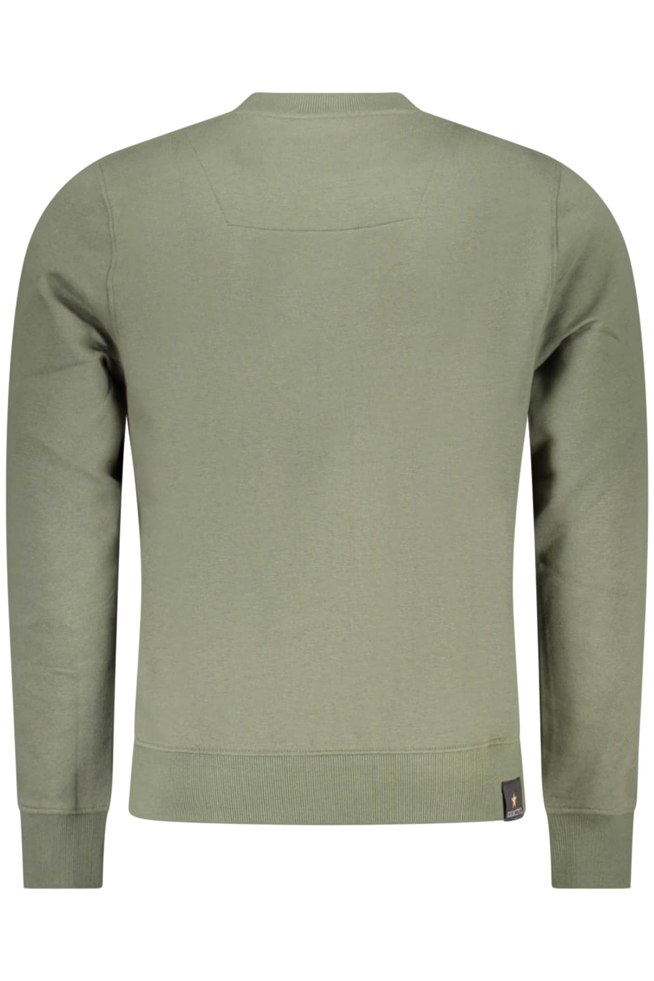 Military academy herren mit reissverschluss sweatshirt, grün
