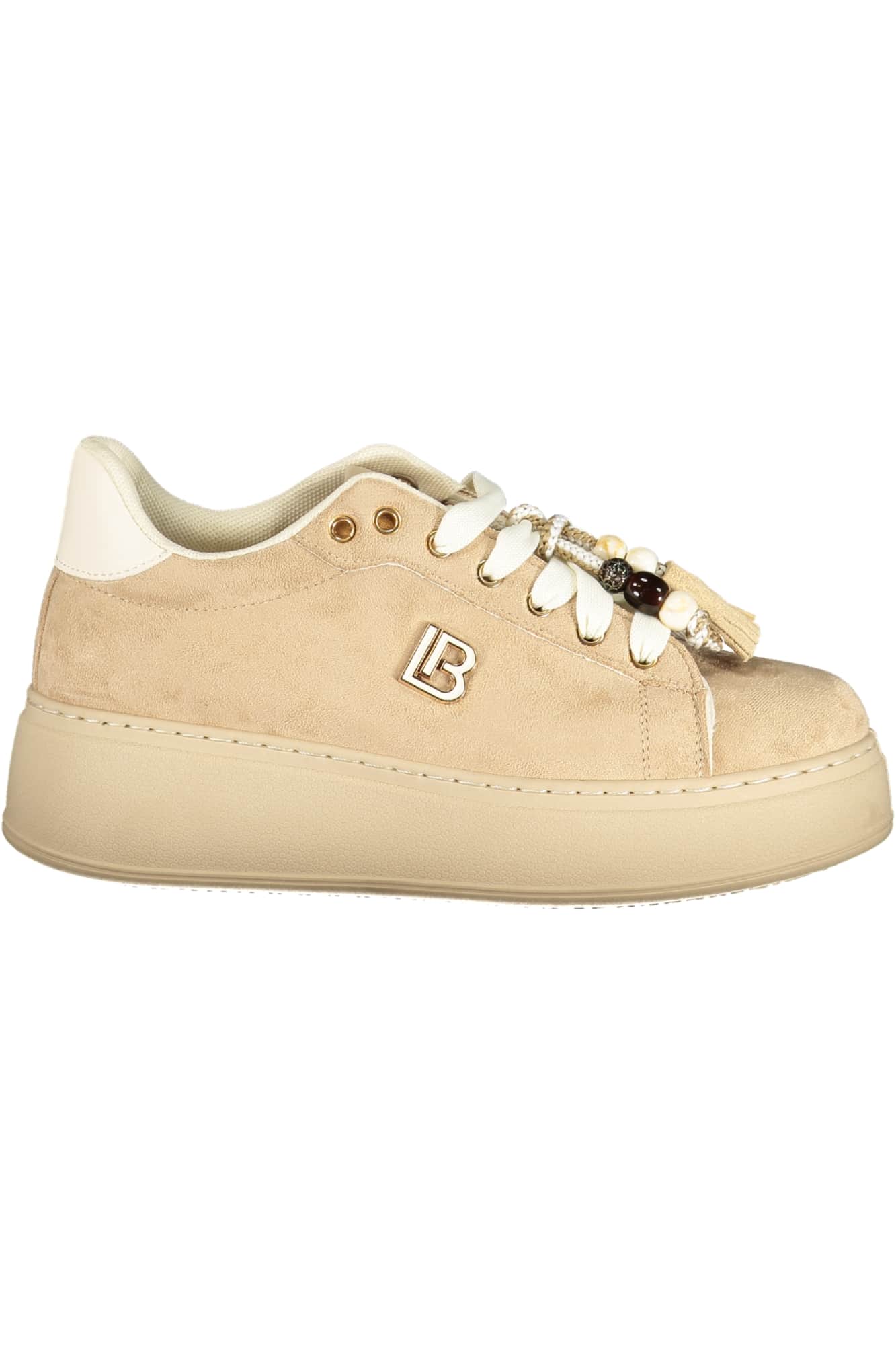 Laura Biagiotti damen beige sportschuhe